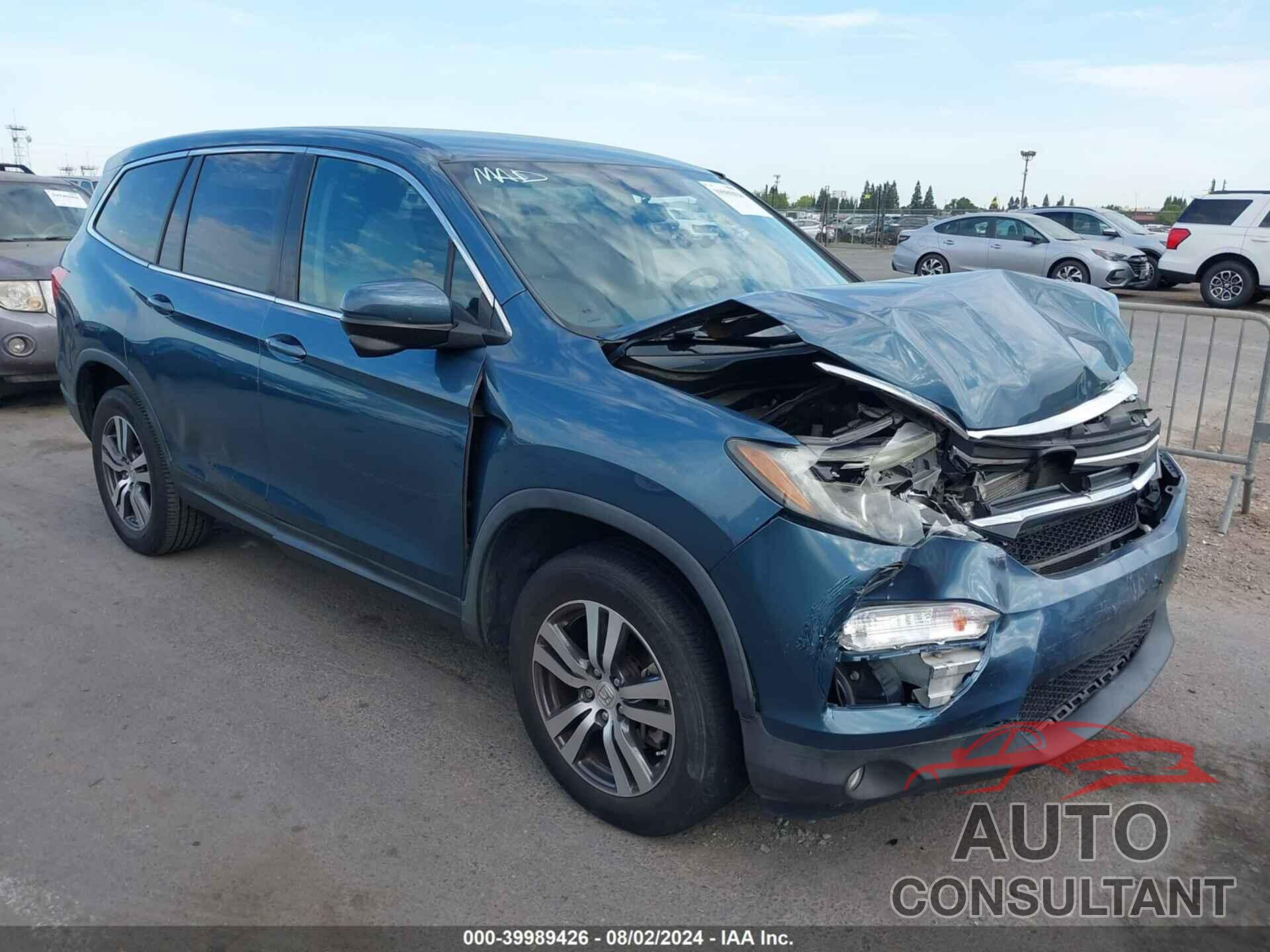 HONDA PILOT 2016 - 5FNYF6H35GB122870