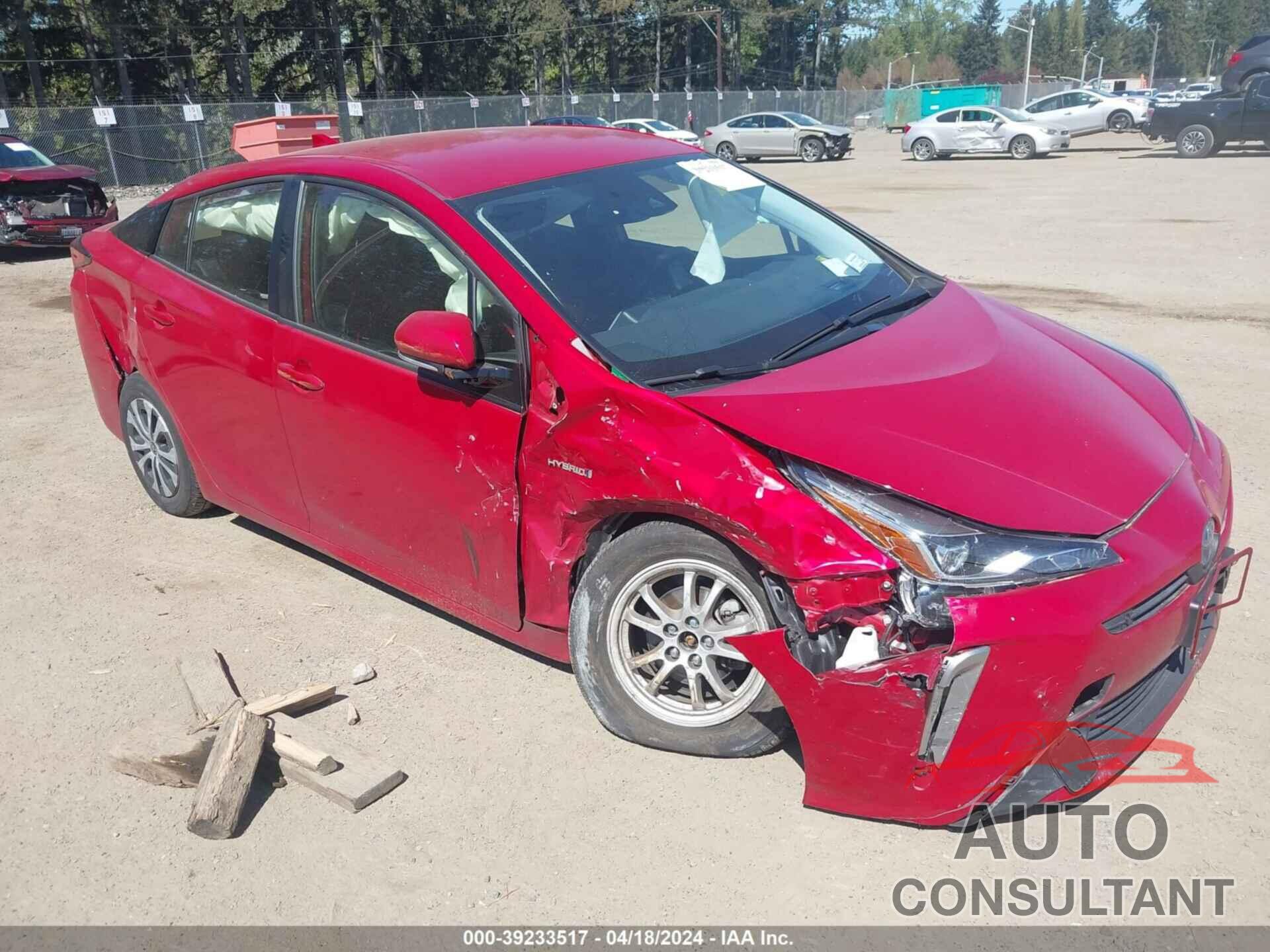 TOYOTA PRIUS 2019 - JTDL9RFU2K3007969