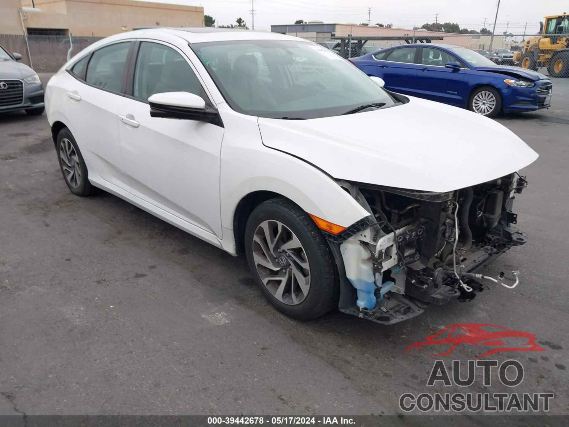 HONDA CIVIC 2017 - 19XFC2F70HE211882