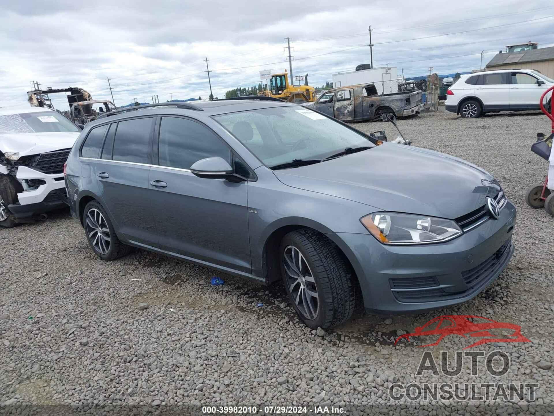 VOLKSWAGEN GOLF SPORTWAGEN 2016 - 3VWC17AU6GM523080