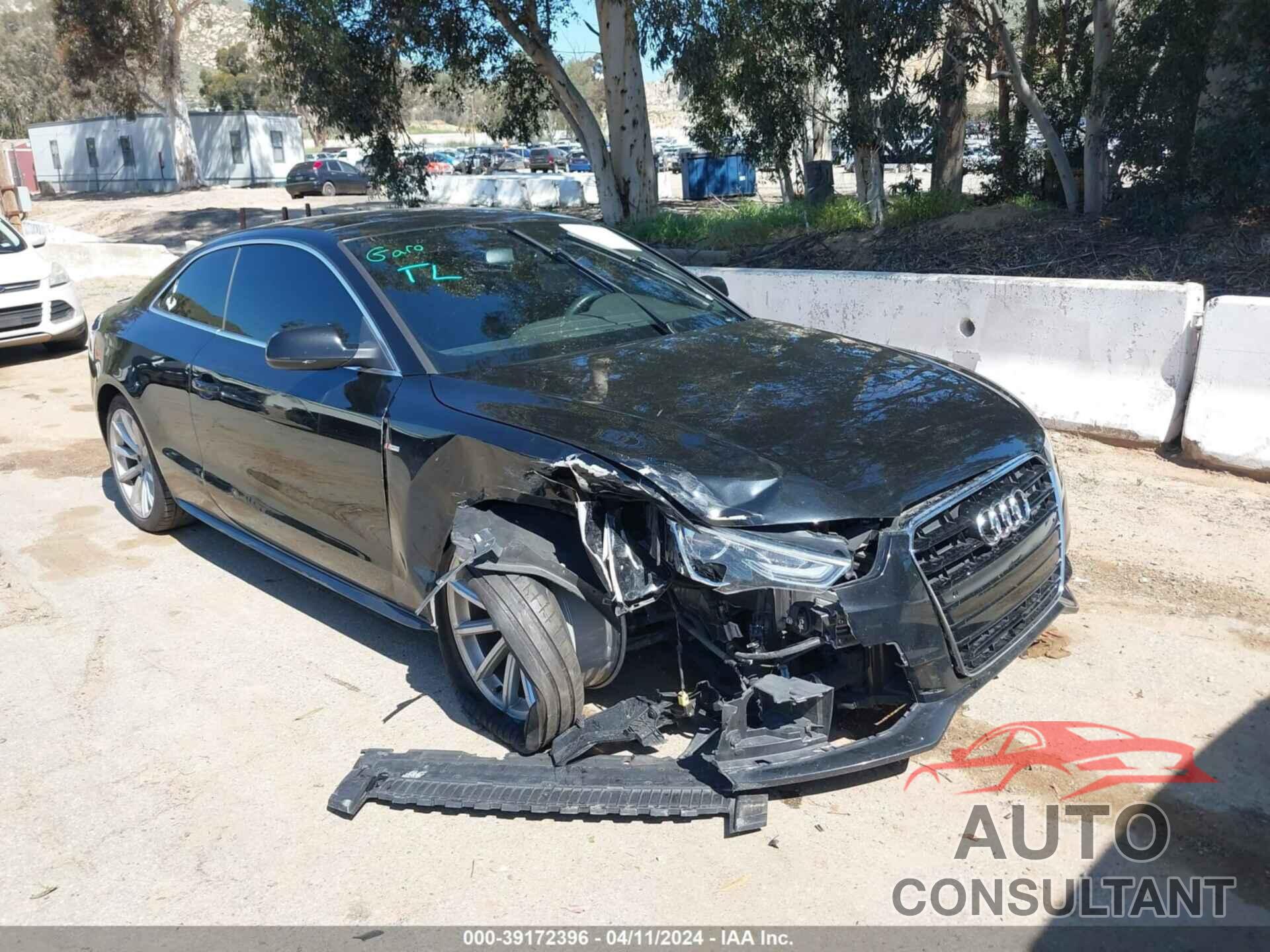 AUDI A5 2017 - WAUD2AFRXHA000291