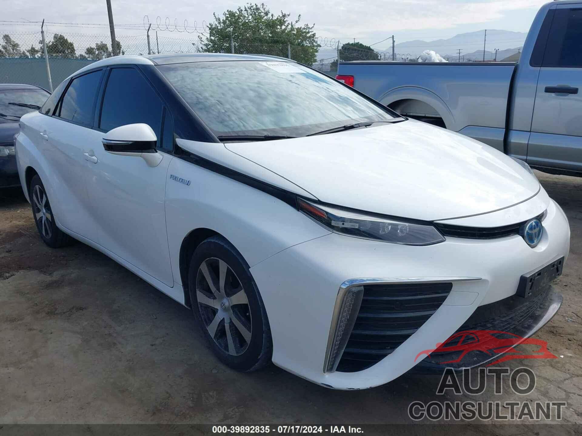 TOYOTA MIRAI 2017 - JTDBVRBD5HA001052