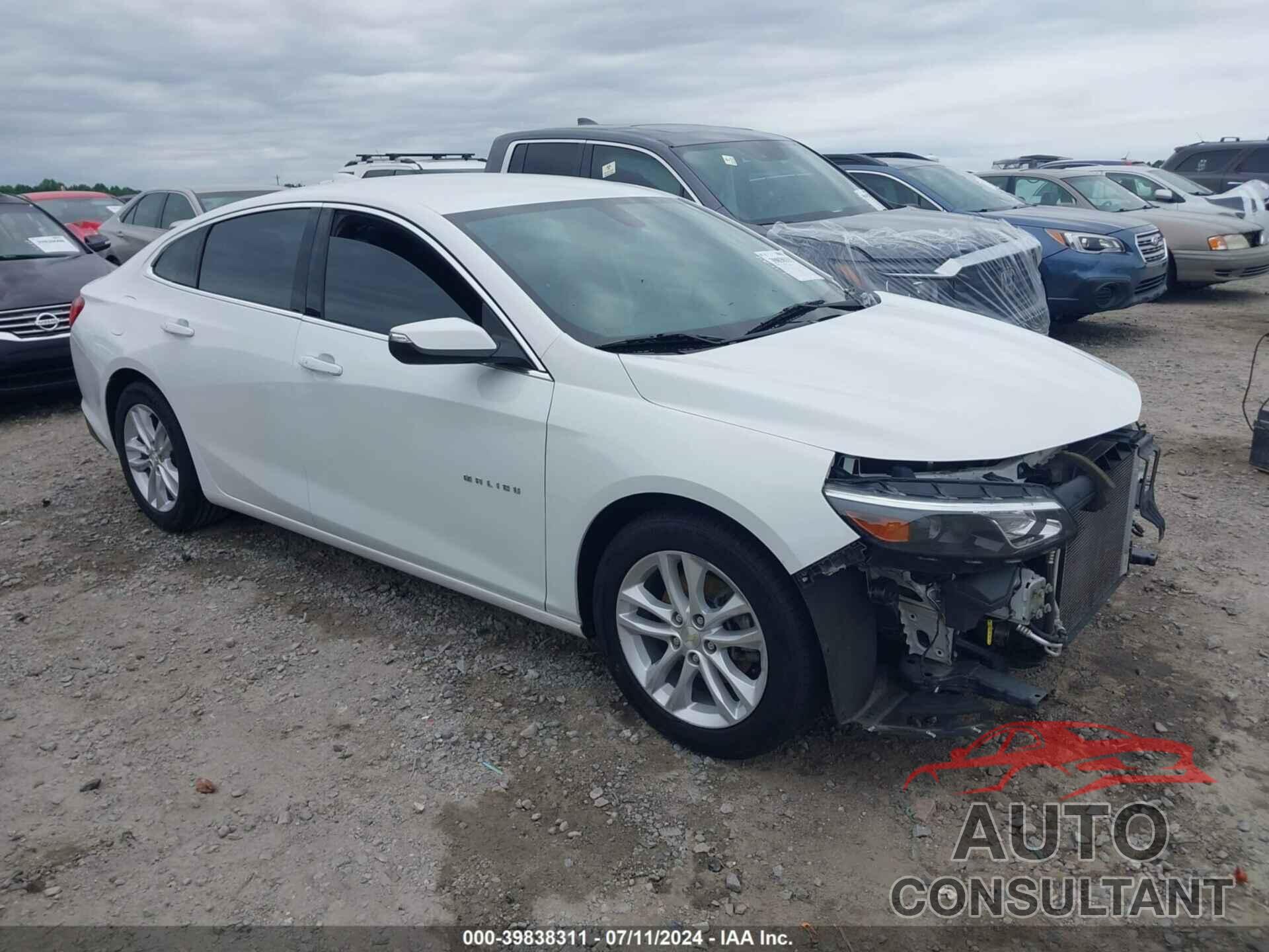 CHEVROLET MALIBU 2016 - 1G1ZE5ST7GF295384