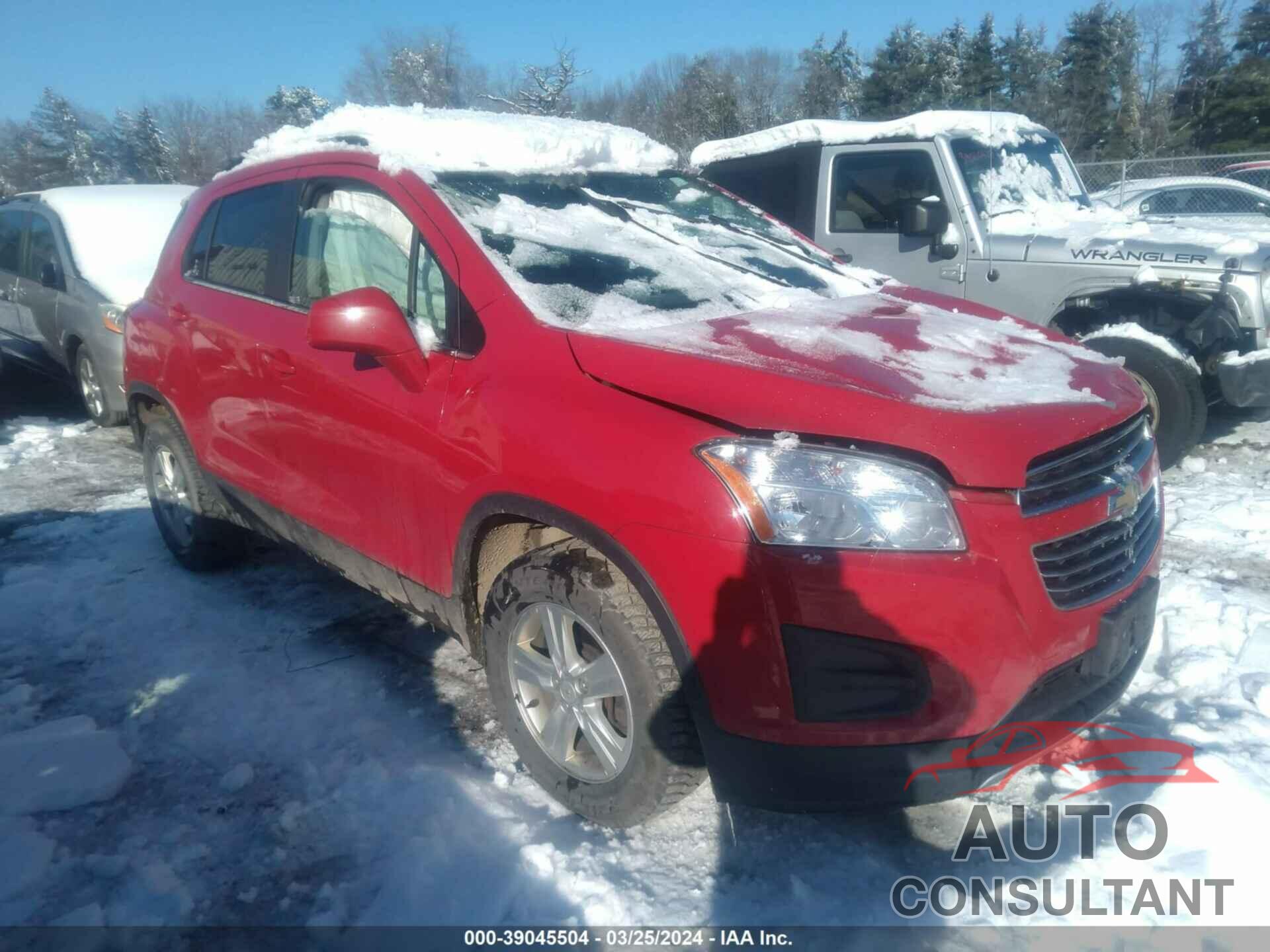 CHEVROLET TRAX 2016 - KL7CJPSB9GB728736