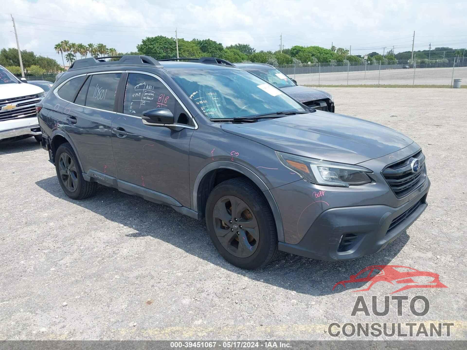 SUBARU OUTBACK 2020 - 4S4BTGKD0L3166753