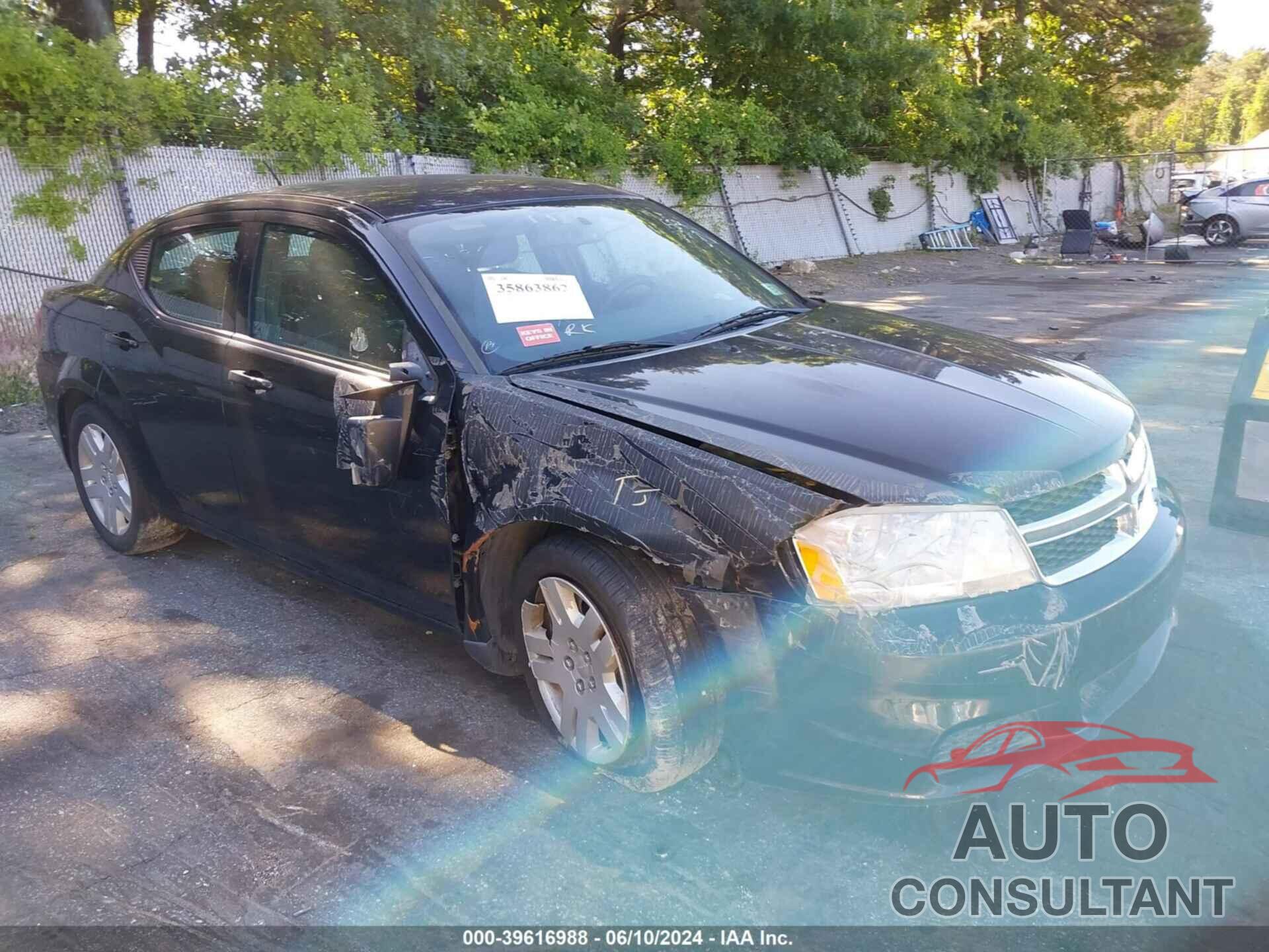 DODGE AVENGER 2014 - 1C3CDZAB6EN147640