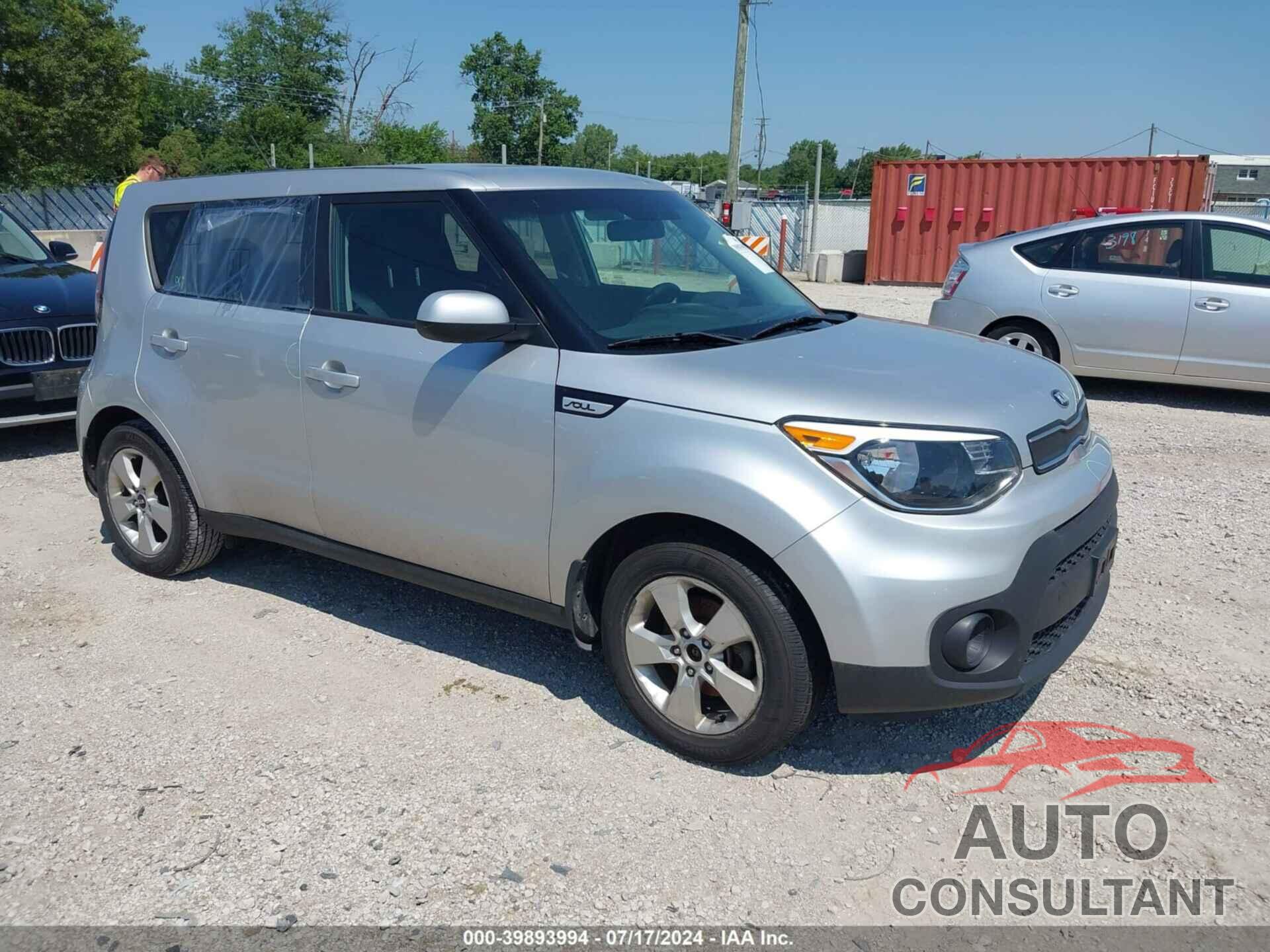 KIA SOUL 2019 - KNDJN2A20K7688724