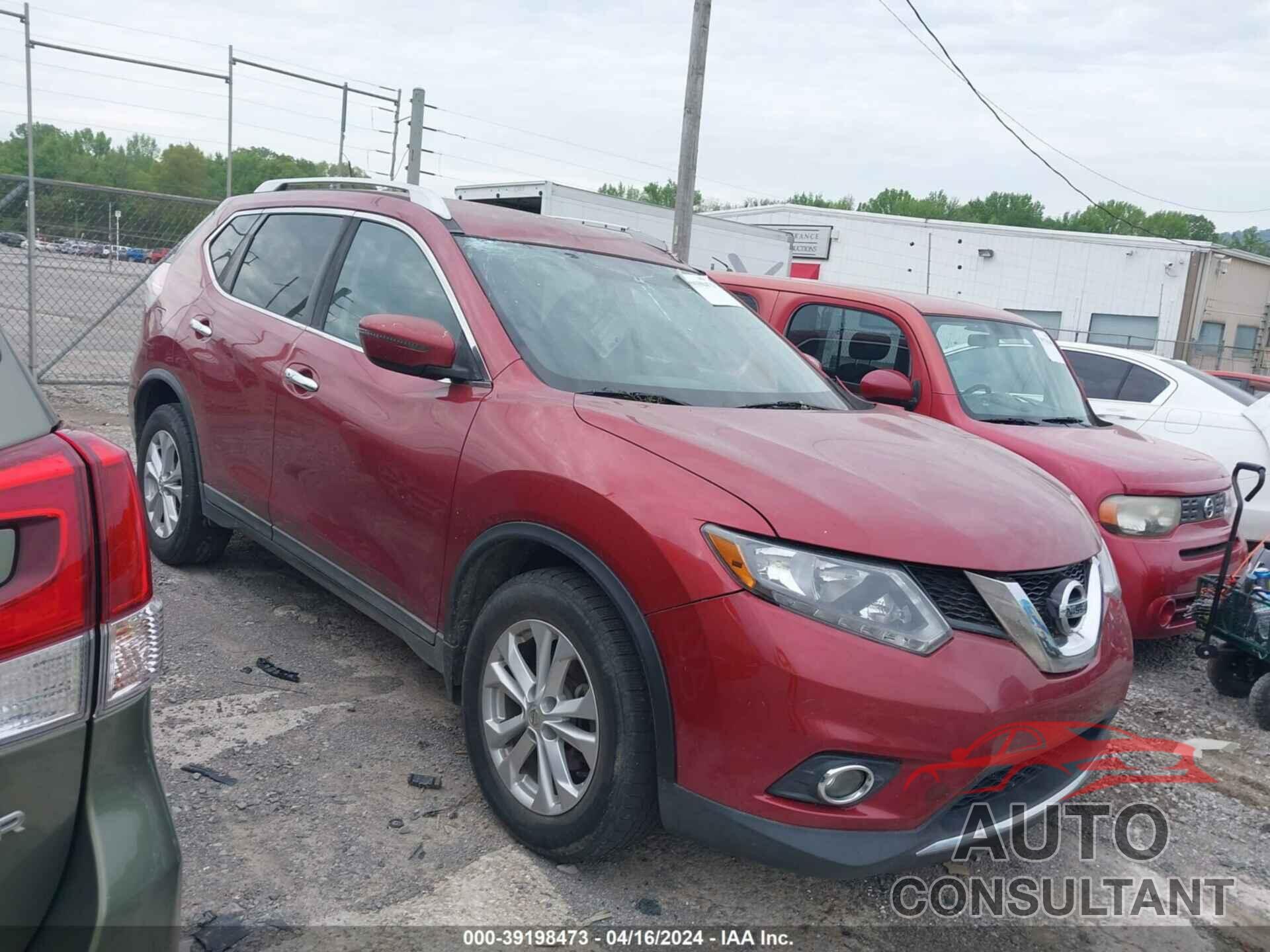 NISSAN ROGUE 2016 - KNMAT2MT0GP686411