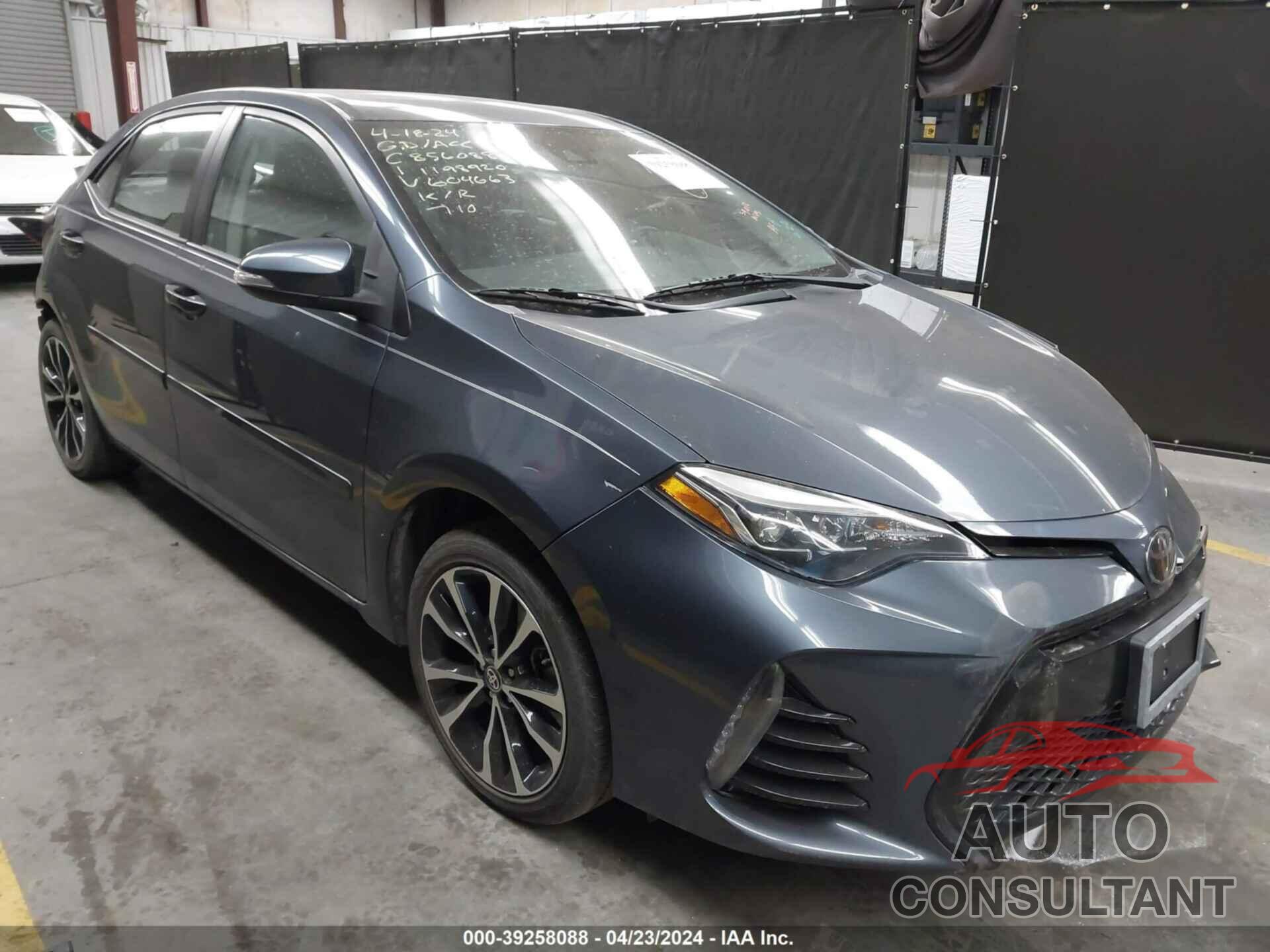TOYOTA COROLLA 2017 - 5YFBURHE5HP604663