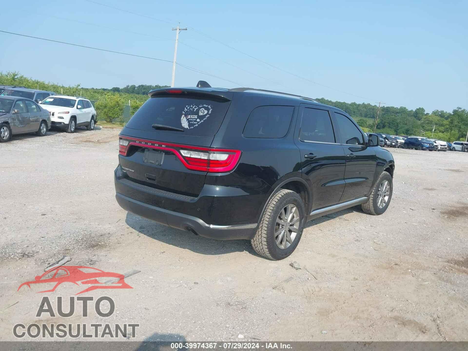 DODGE DURANGO 2017 - 1C4RDJAG8HC762225