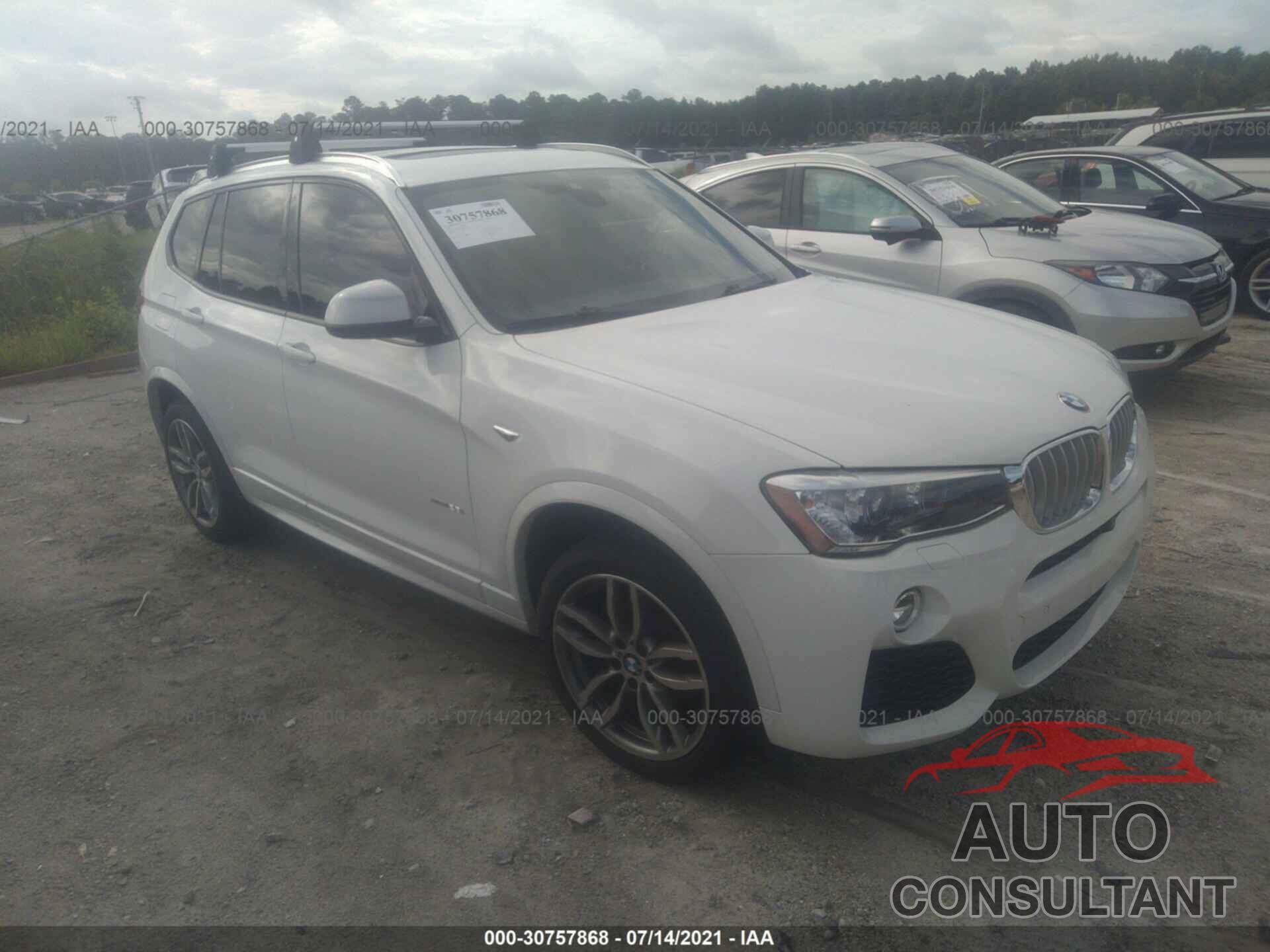 BMW X3 2017 - 5UXWX9C3XH0W73775