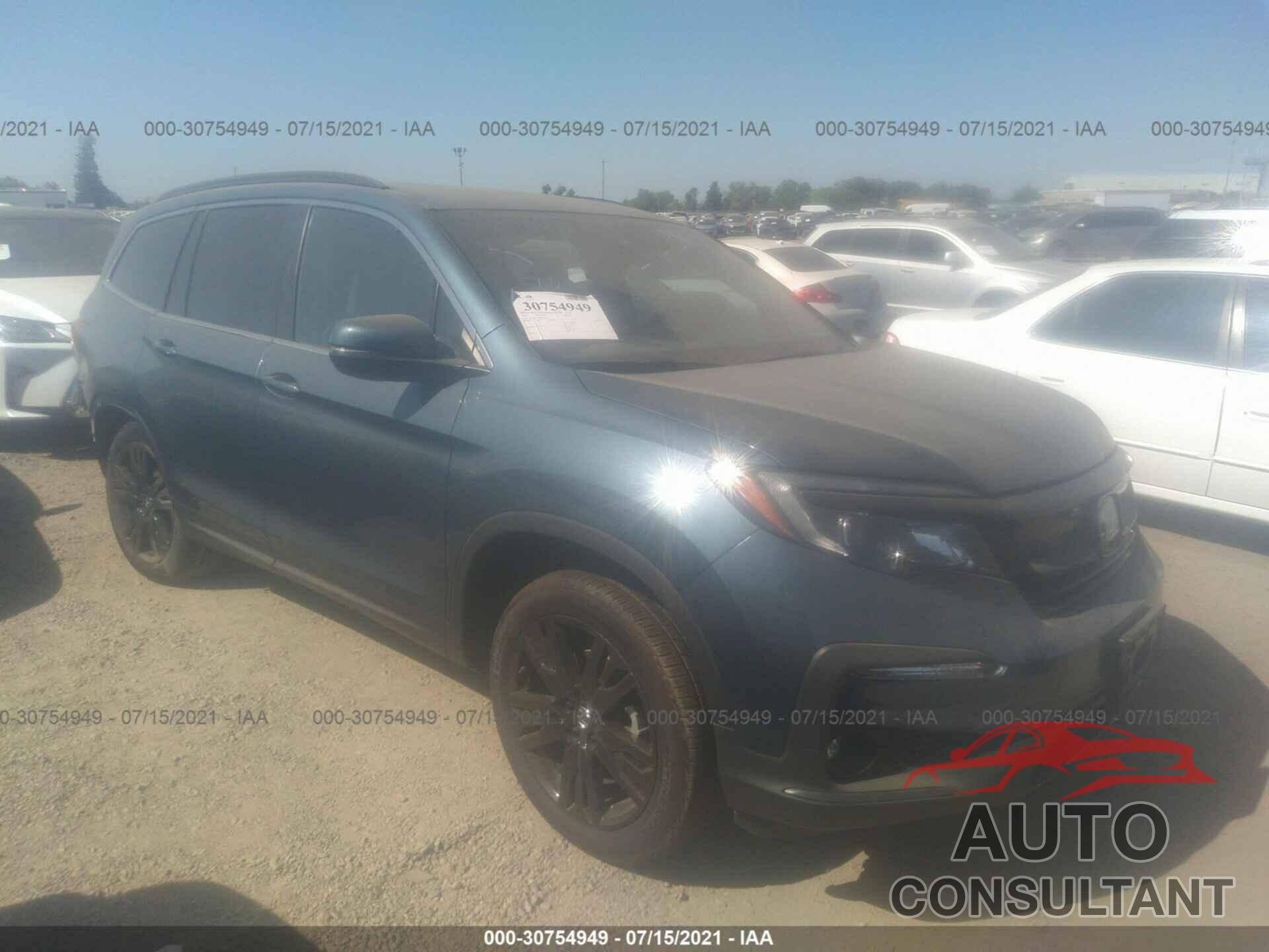 HONDA PILOT 2021 - 5FNYF6H28MB026346