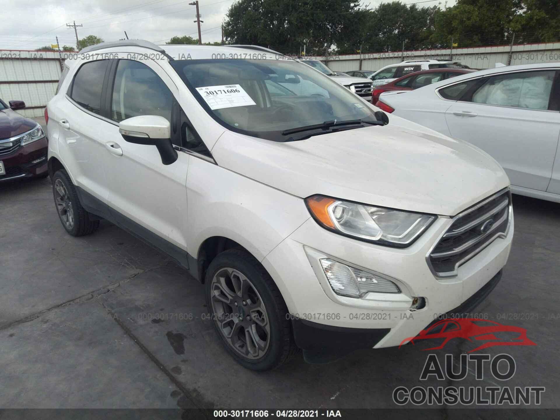 FORD ECOSPORT 2018 - MAJ6P1WL5JC203713