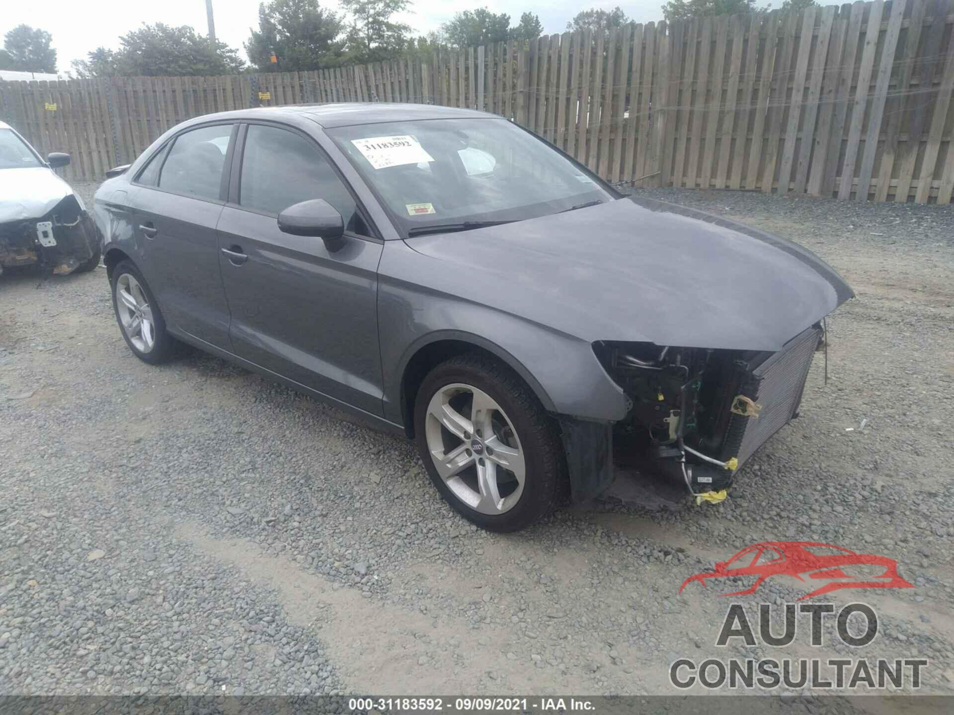 AUDI A3 SEDAN 2017 - WAUB8GFF1H1041987