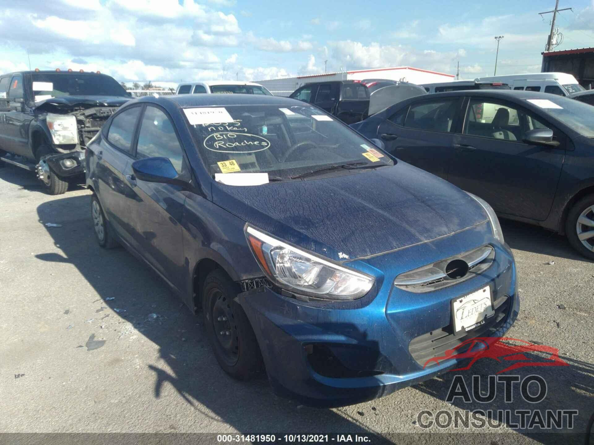 HYUNDAI ACCENT 2017 - KMHCT4AE8HU172055