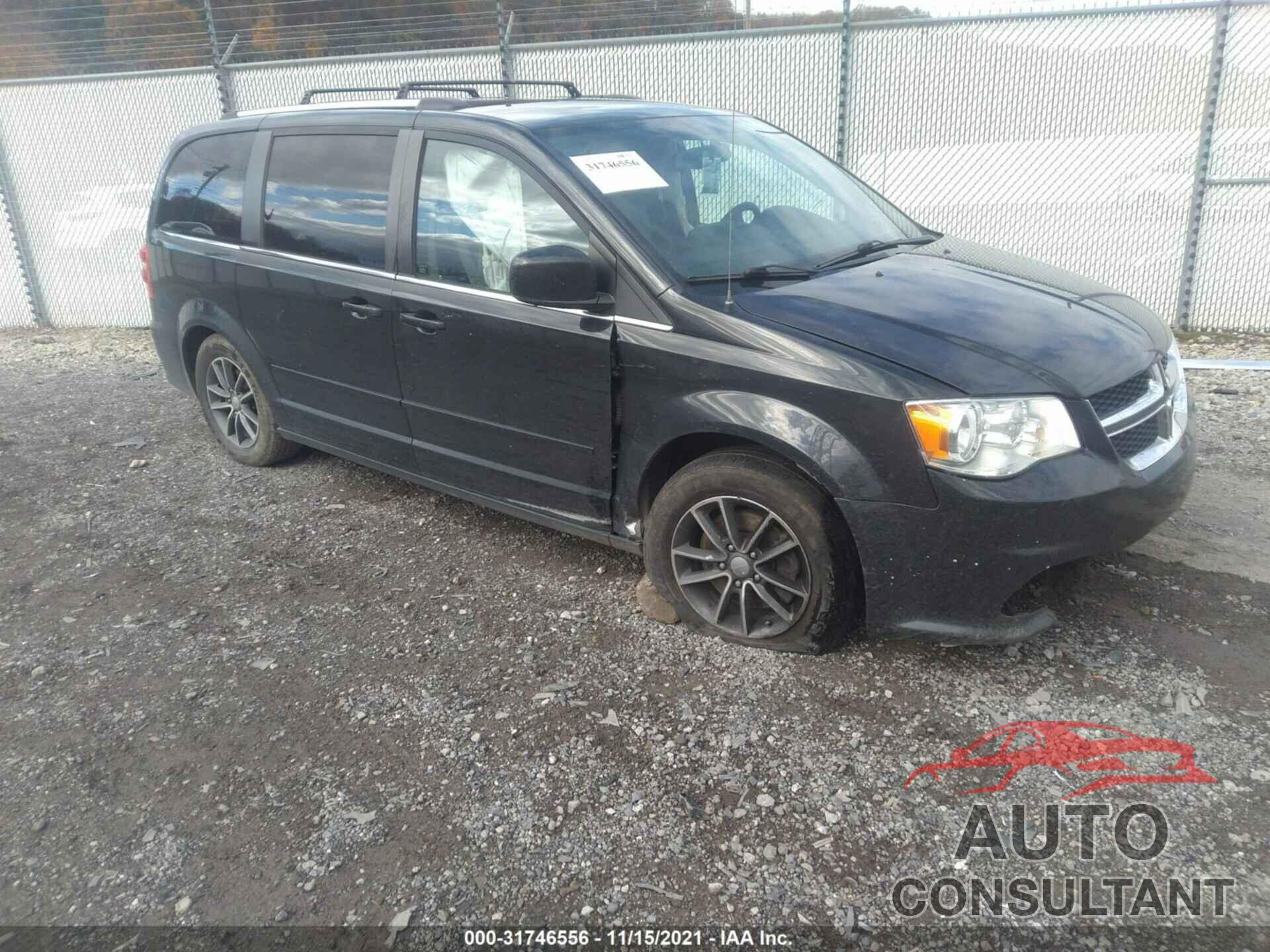 DODGE GRAND CARAVAN 2017 - 2C4RDGCG3HR852387