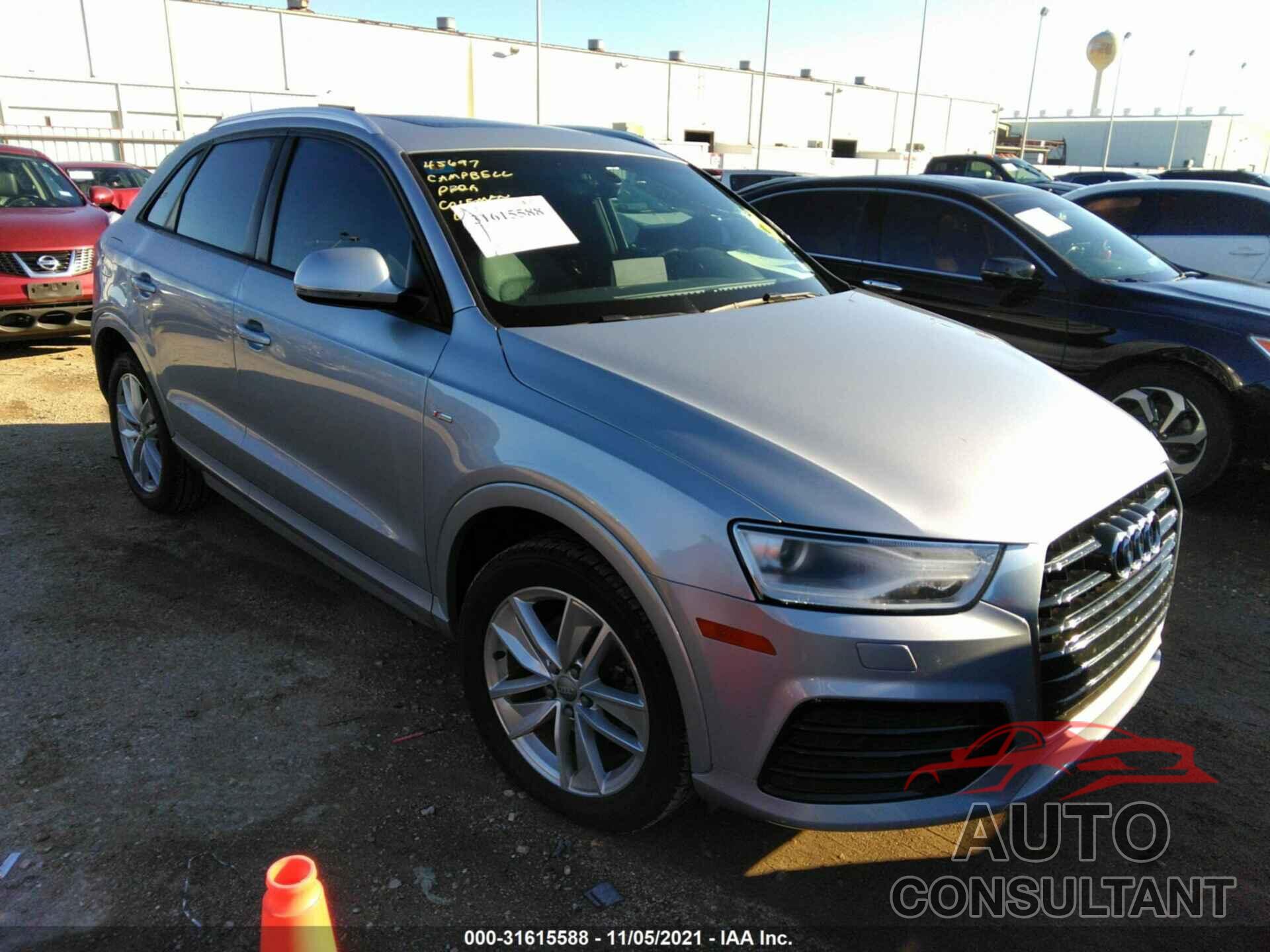 AUDI Q3 2018 - WA1BCCFS2JR012409