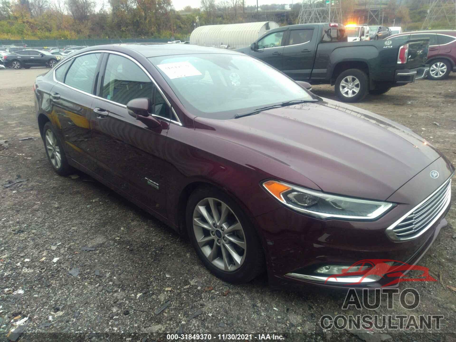 FORD FUSION ENERGI 2017 - 3FA6P0PU6HR161176