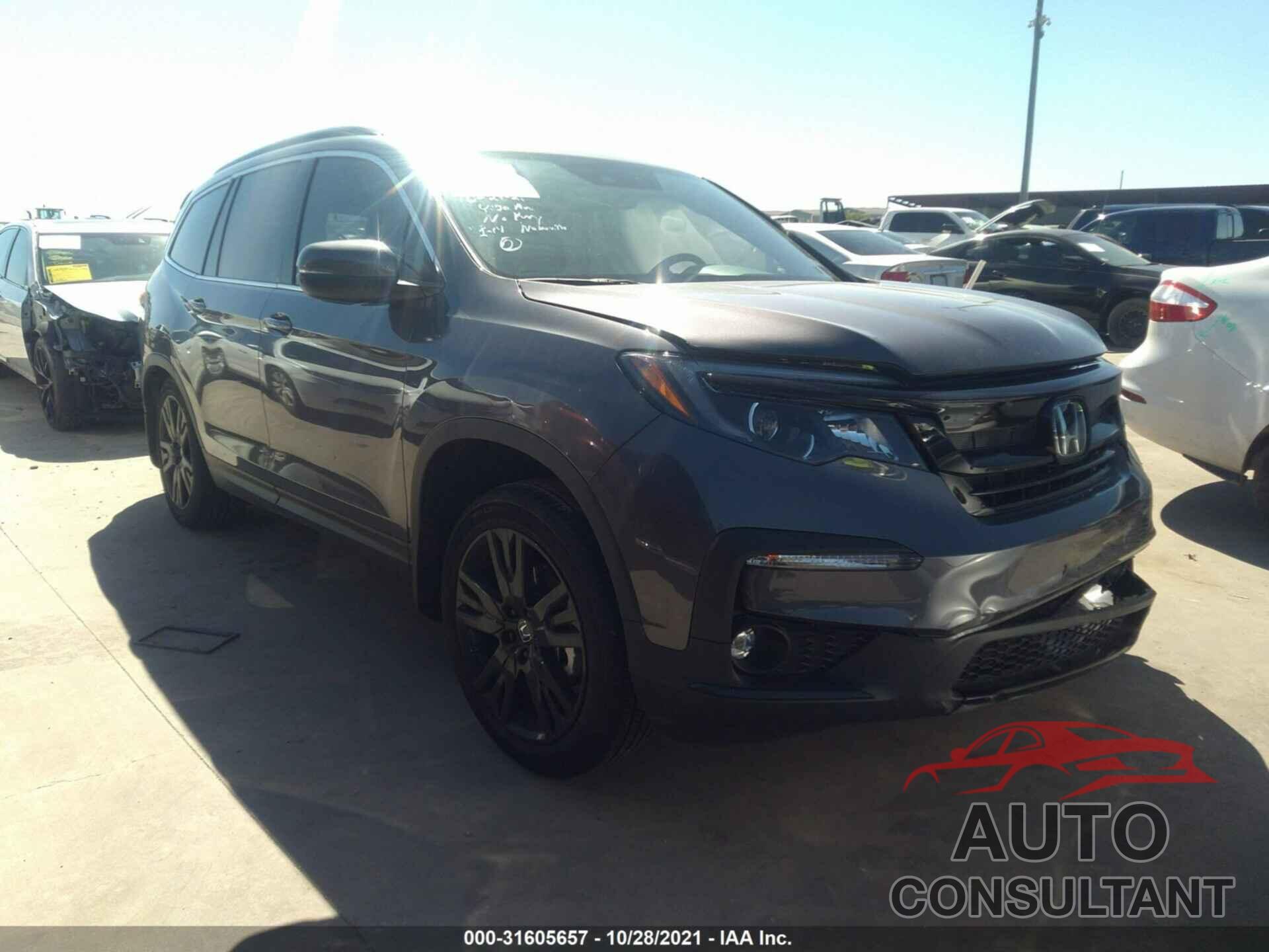 HONDA PILOT 2021 - 5FNYF5H24MB040903