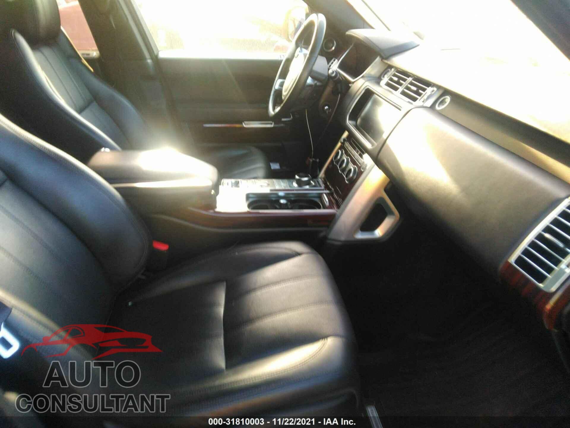 LAND ROVER RANGE ROVER 2017 - SALGS2FV4HA362869