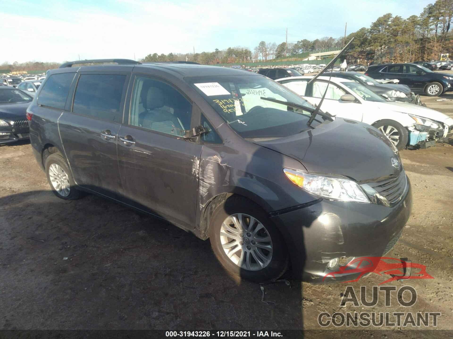 TOYOTA SIENNA 2016 - 5TDYK3DC6GS737617