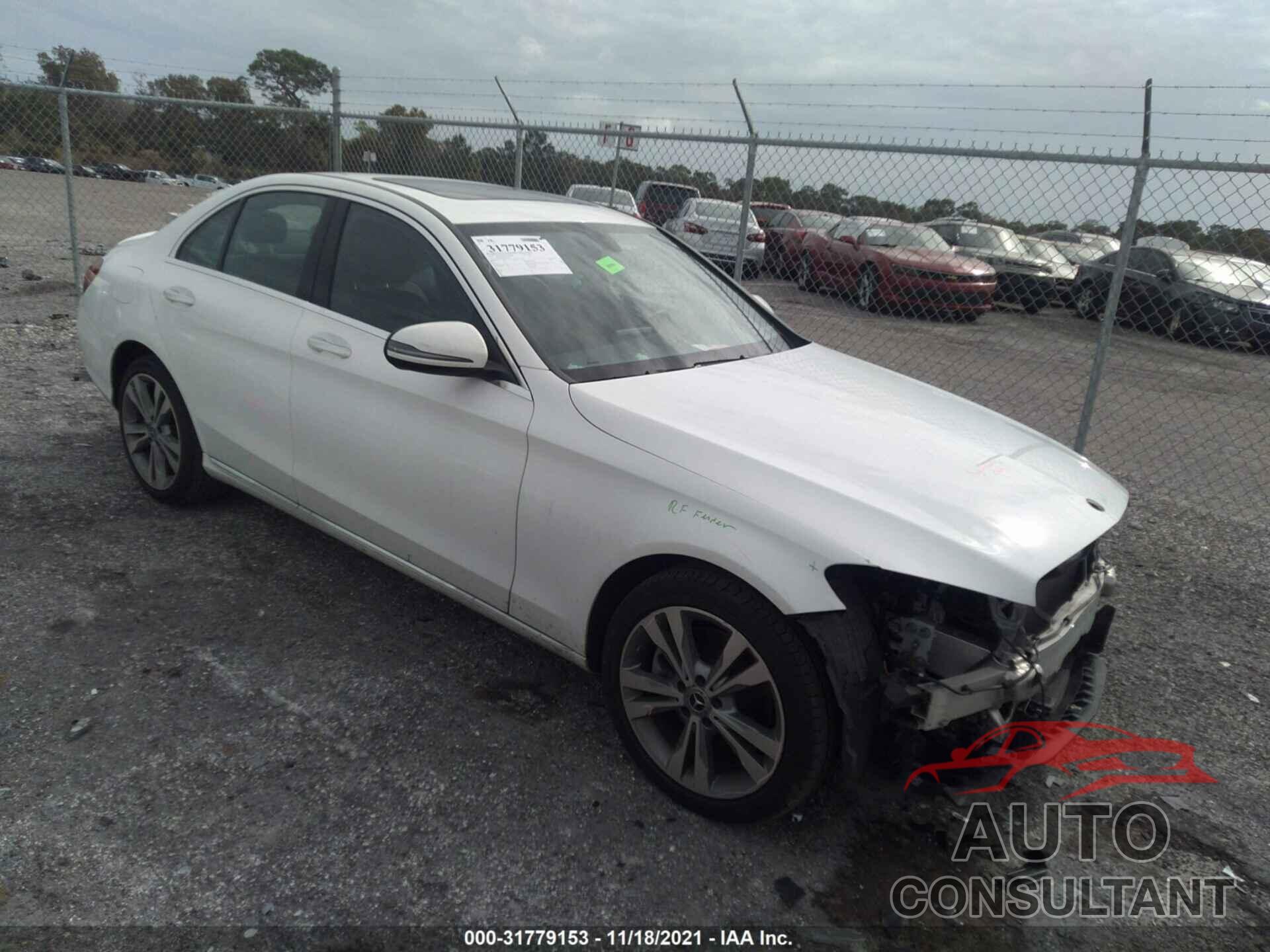 MERCEDES-BENZ C-CLASS 2019 - 55SWF8EB6KU292743