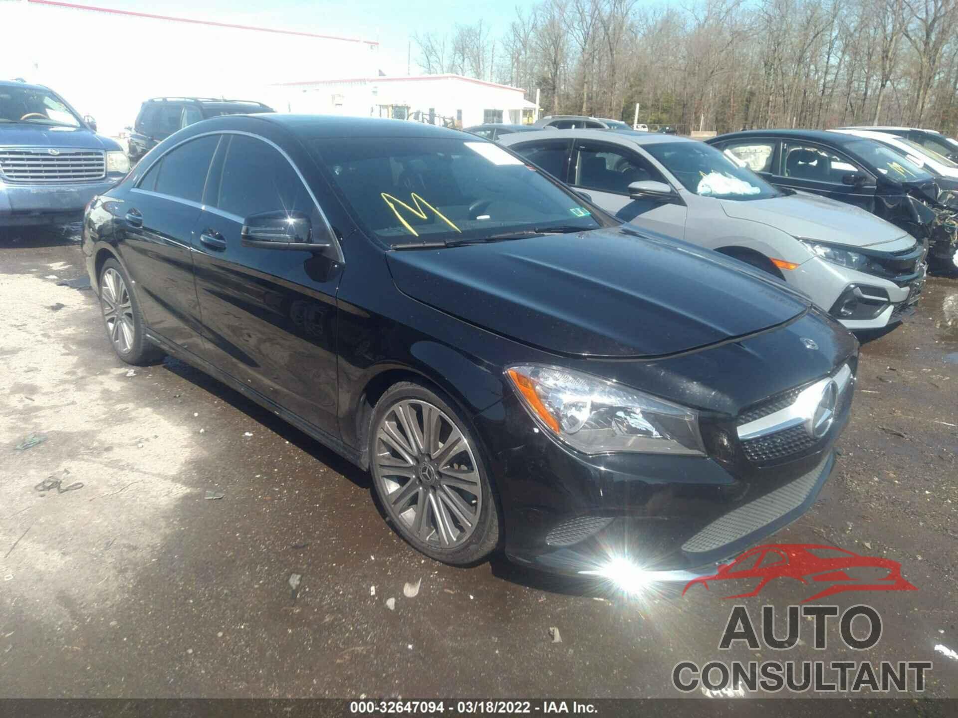 MERCEDES-BENZ CLA 2018 - WDDSJ4GB7JN582127