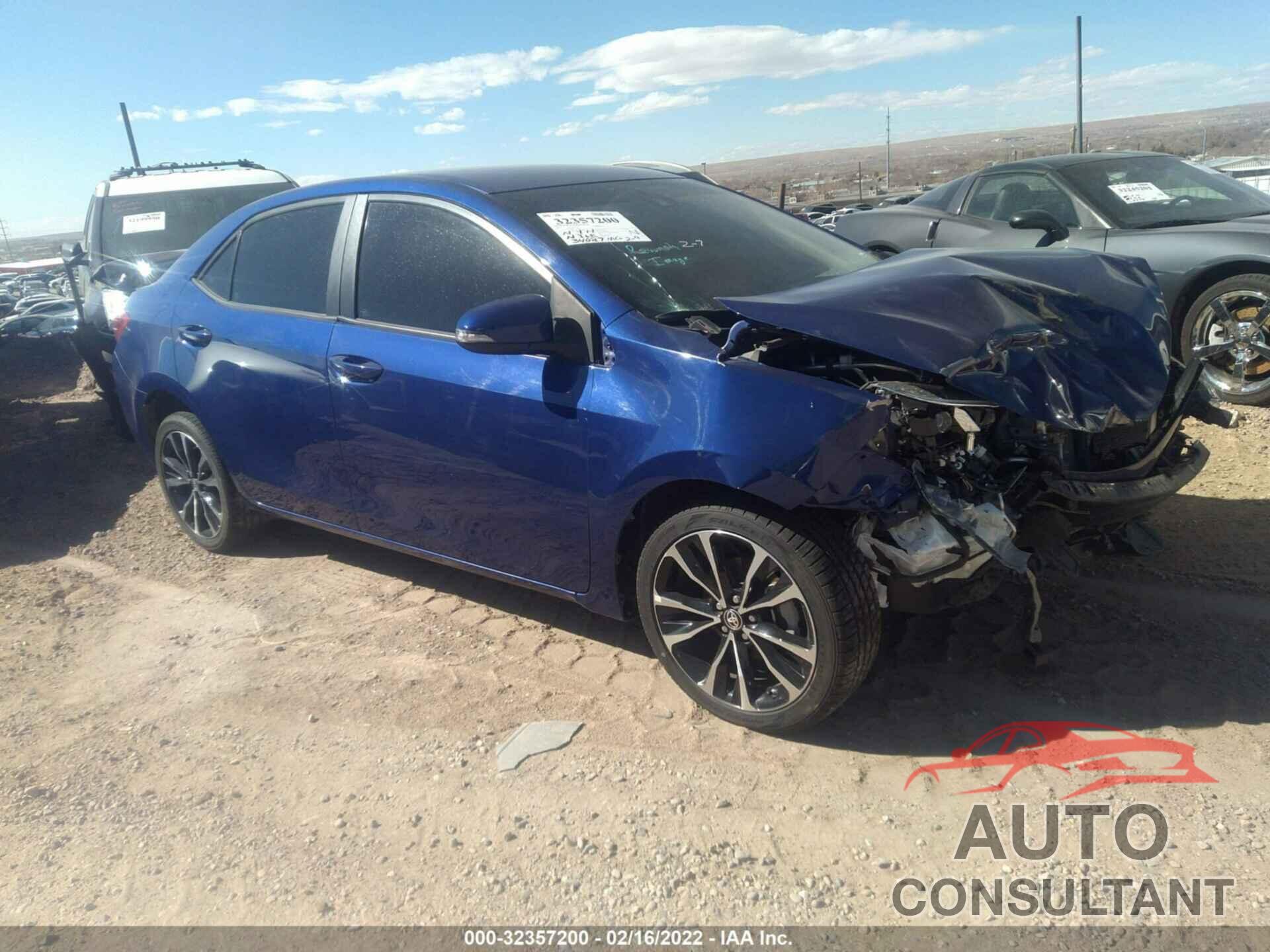 TOYOTA COROLLA 2019 - 2T1BURHE4KC210112
