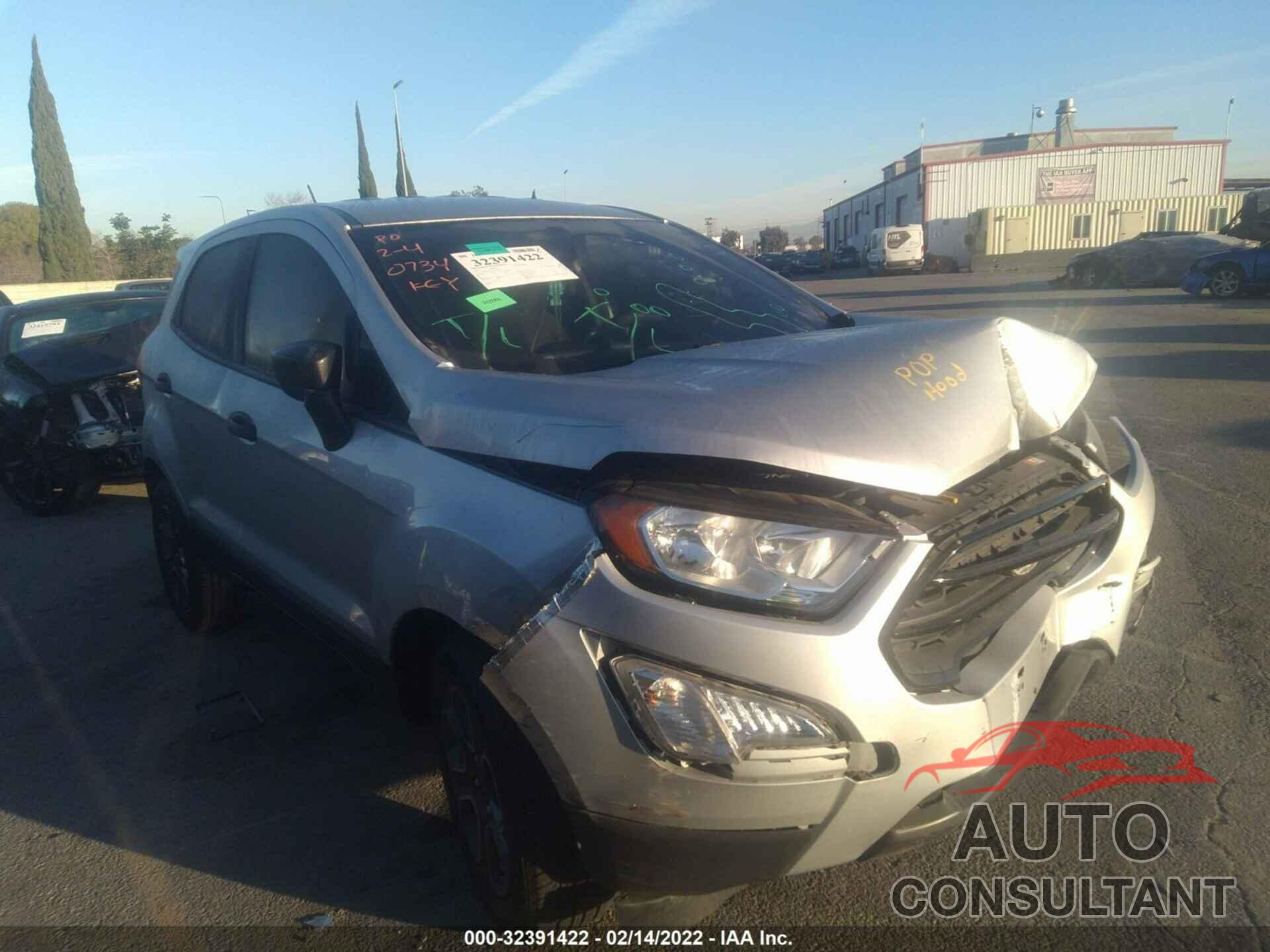 FORD ECOSPORT 2019 - MAJ3S2FE5KC290734