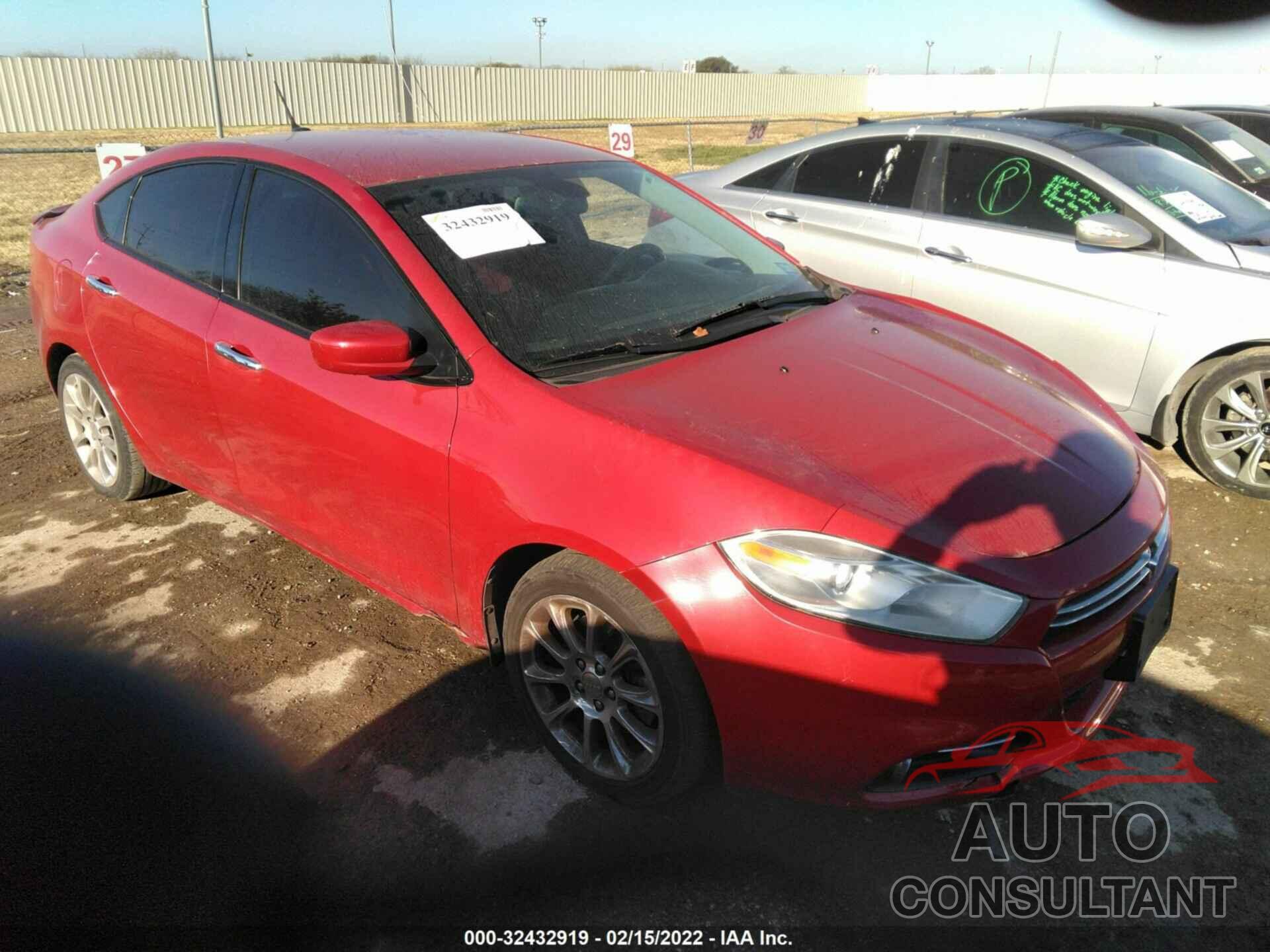 DODGE DART 2016 - 1C3CDFFA6GD815881