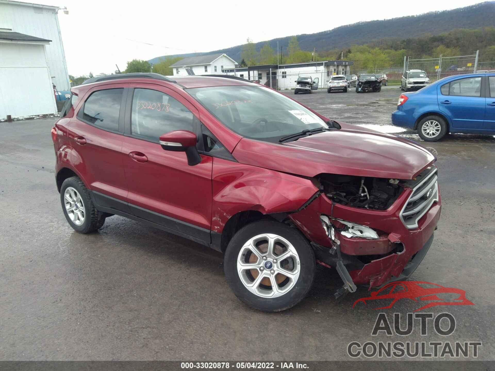 FORD ECOSPORT 2018 - MAJ6P1UL7JC186173