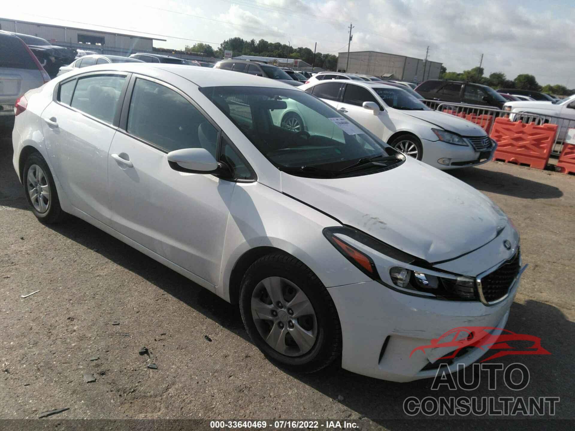 KIA FORTE 2017 - 3KPFK4A77HE093514