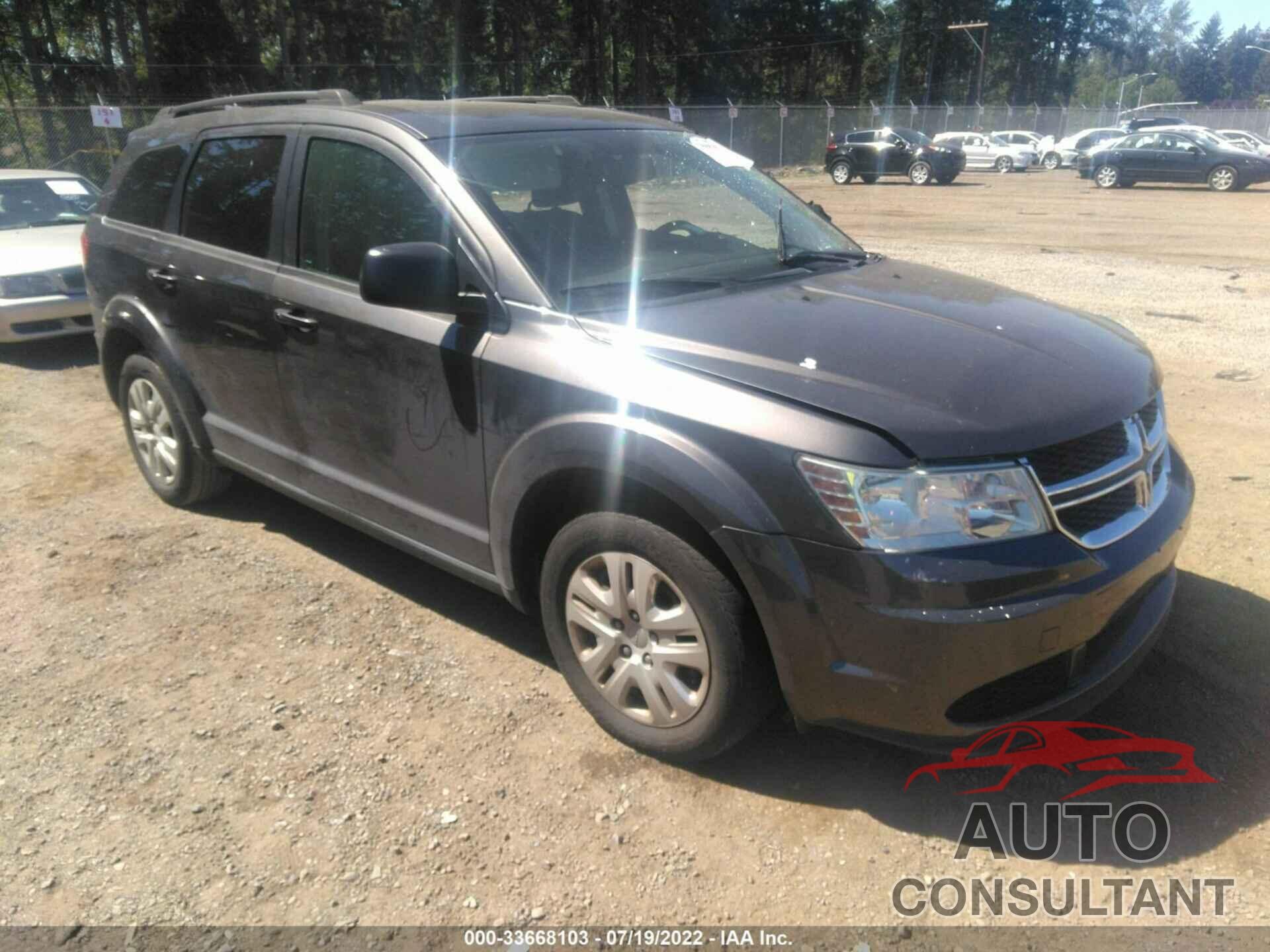 DODGE JOURNEY 2017 - 3C4PDCAB7HT525544
