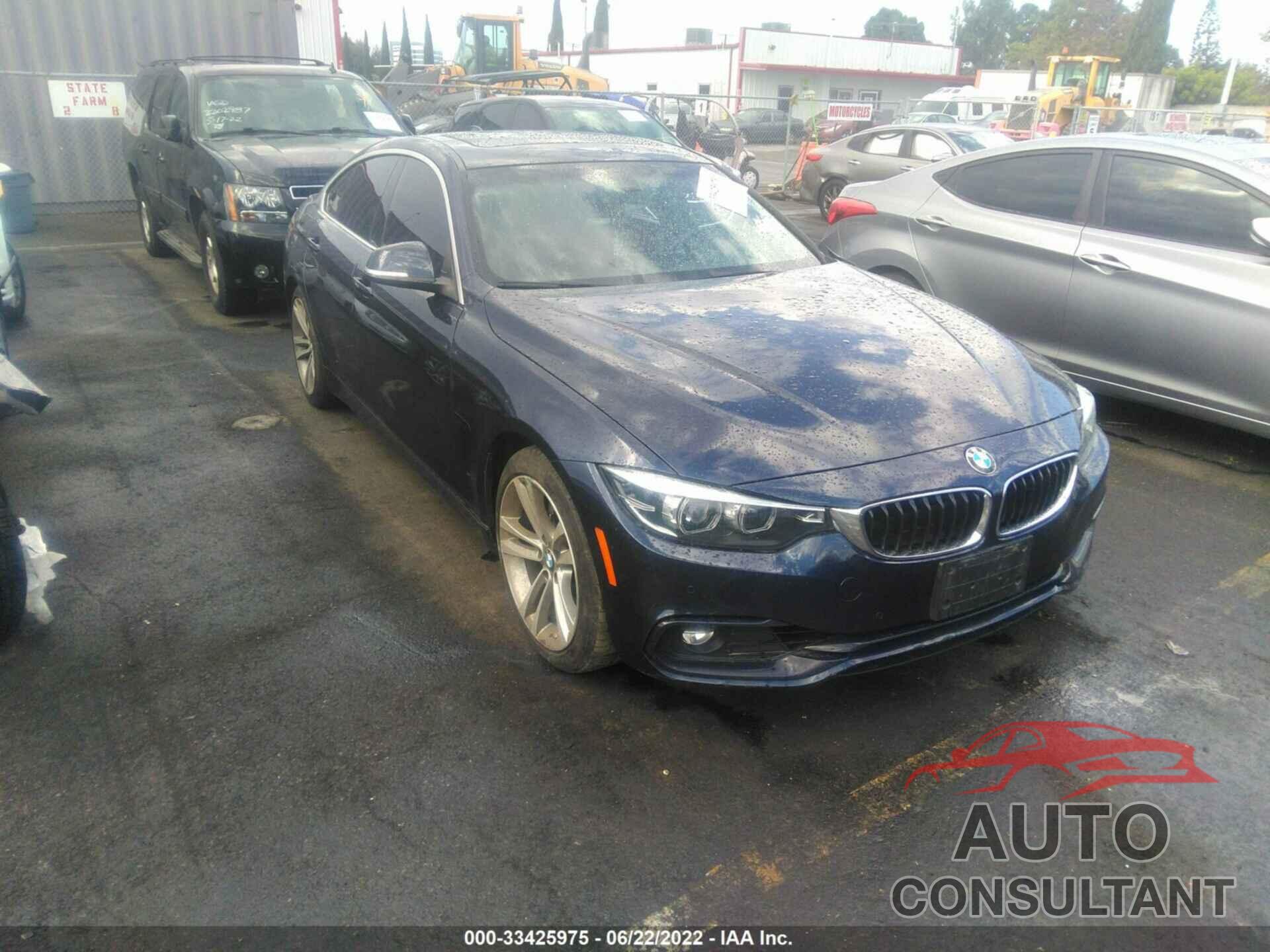 BMW 4 SERIES 2019 - WBA4J1C53KBM18231