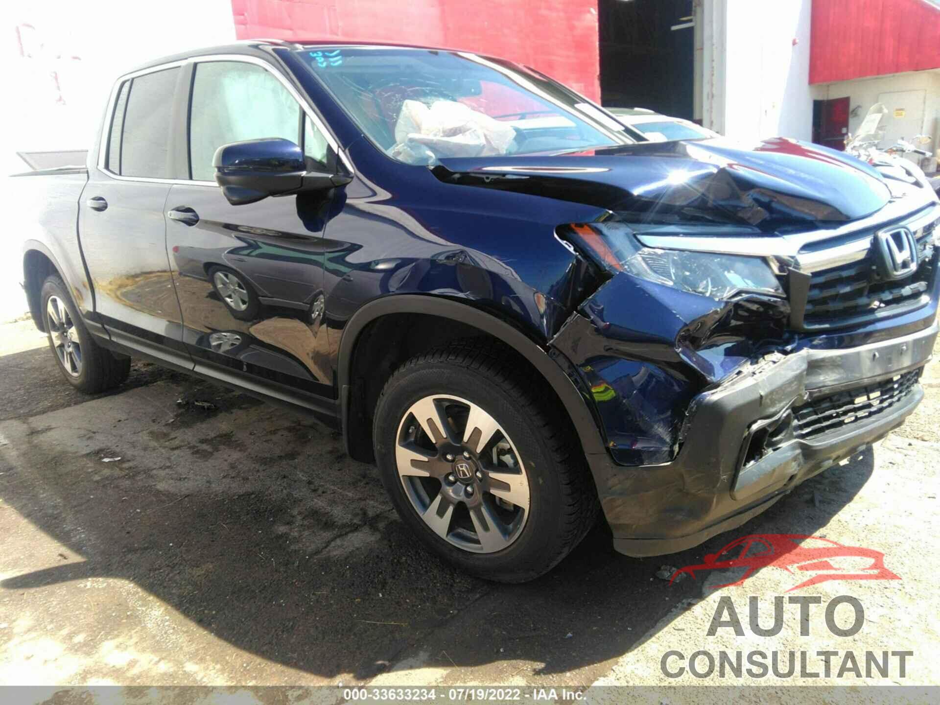 HONDA RIDGELINE 2017 - 5FPYK3F69HB002022