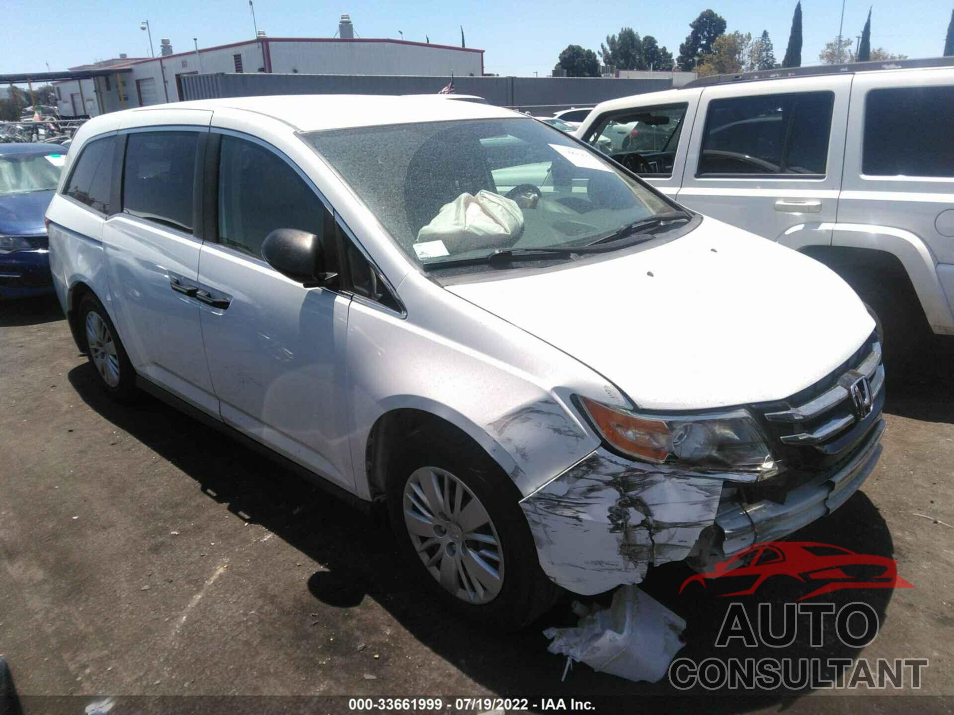 HONDA ODYSSEY 2016 - 5FNRL5H2XGB029325