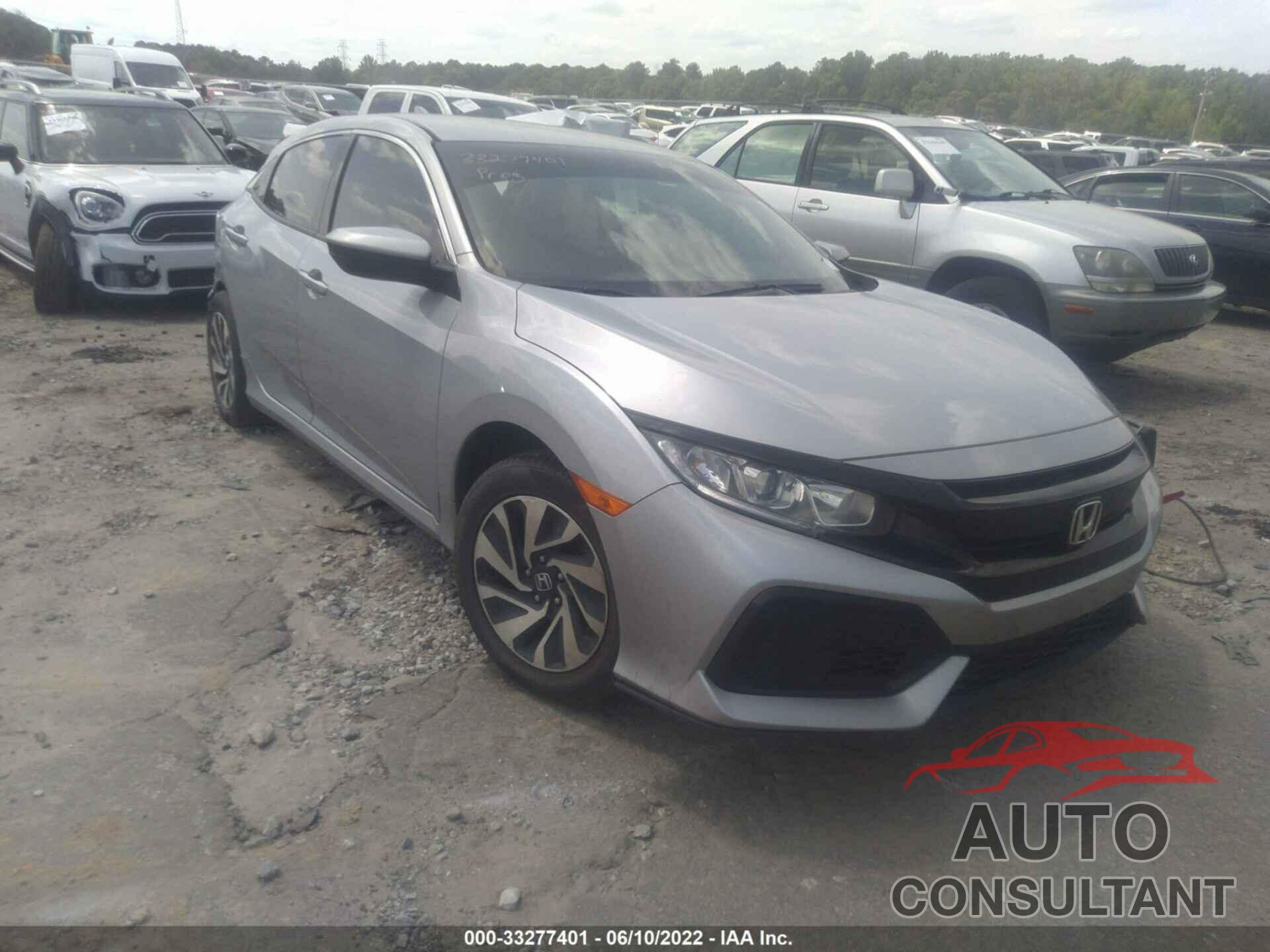 HONDA CIVIC HATCHBACK 2017 - SHHFK7H27HU202610
