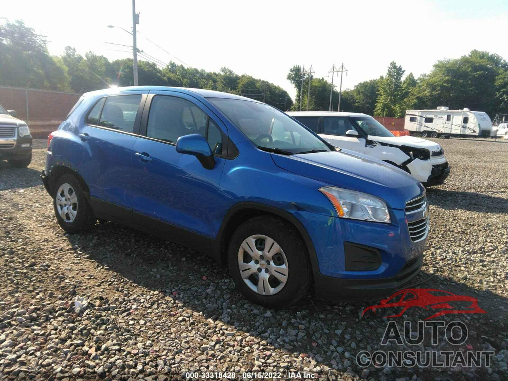 CHEVROLET TRAX 2016 - KL7CJKSB9GB688628