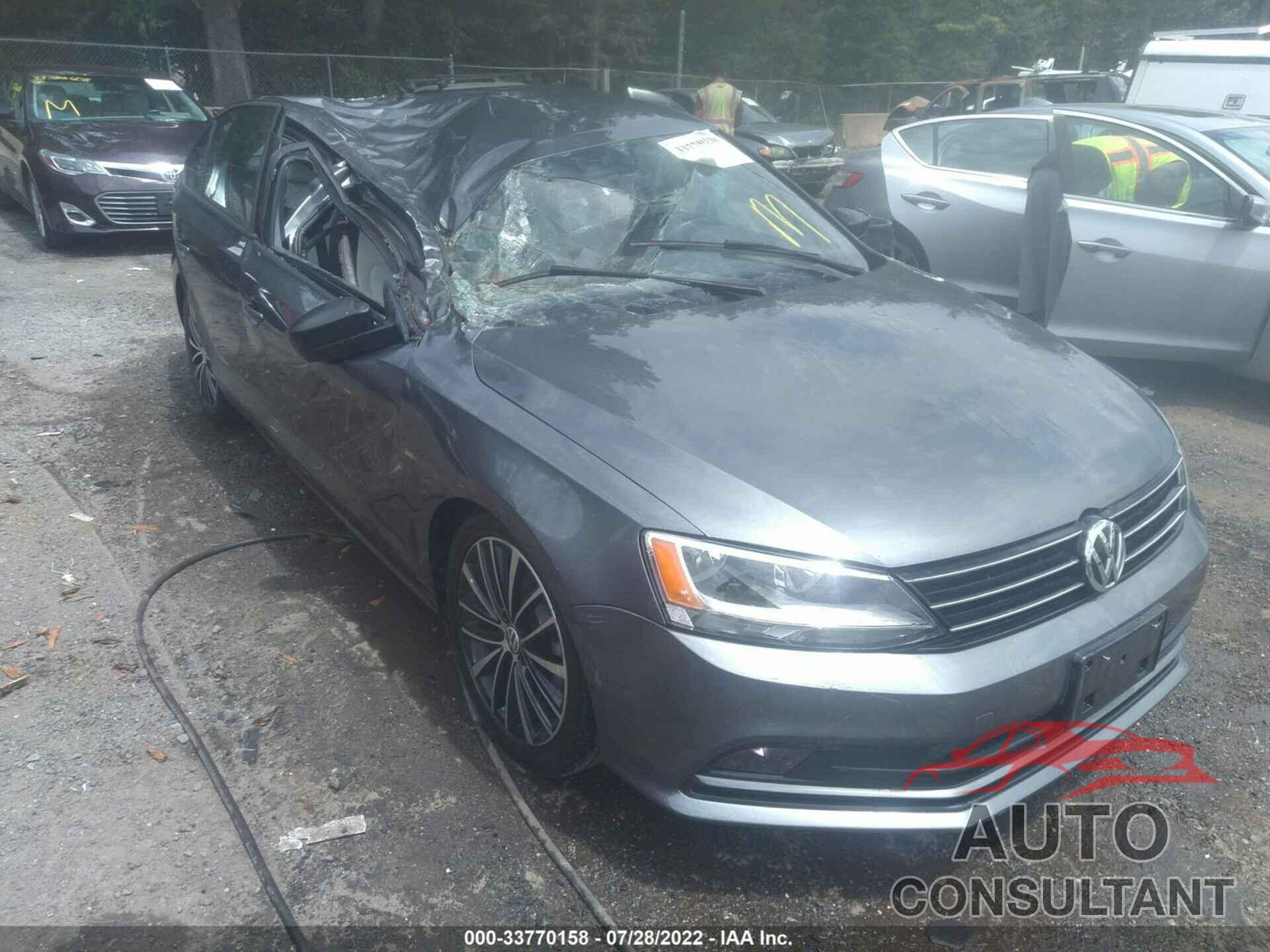 VOLKSWAGEN JETTA SEDAN 2016 - 3VWD17AJ9GM388784