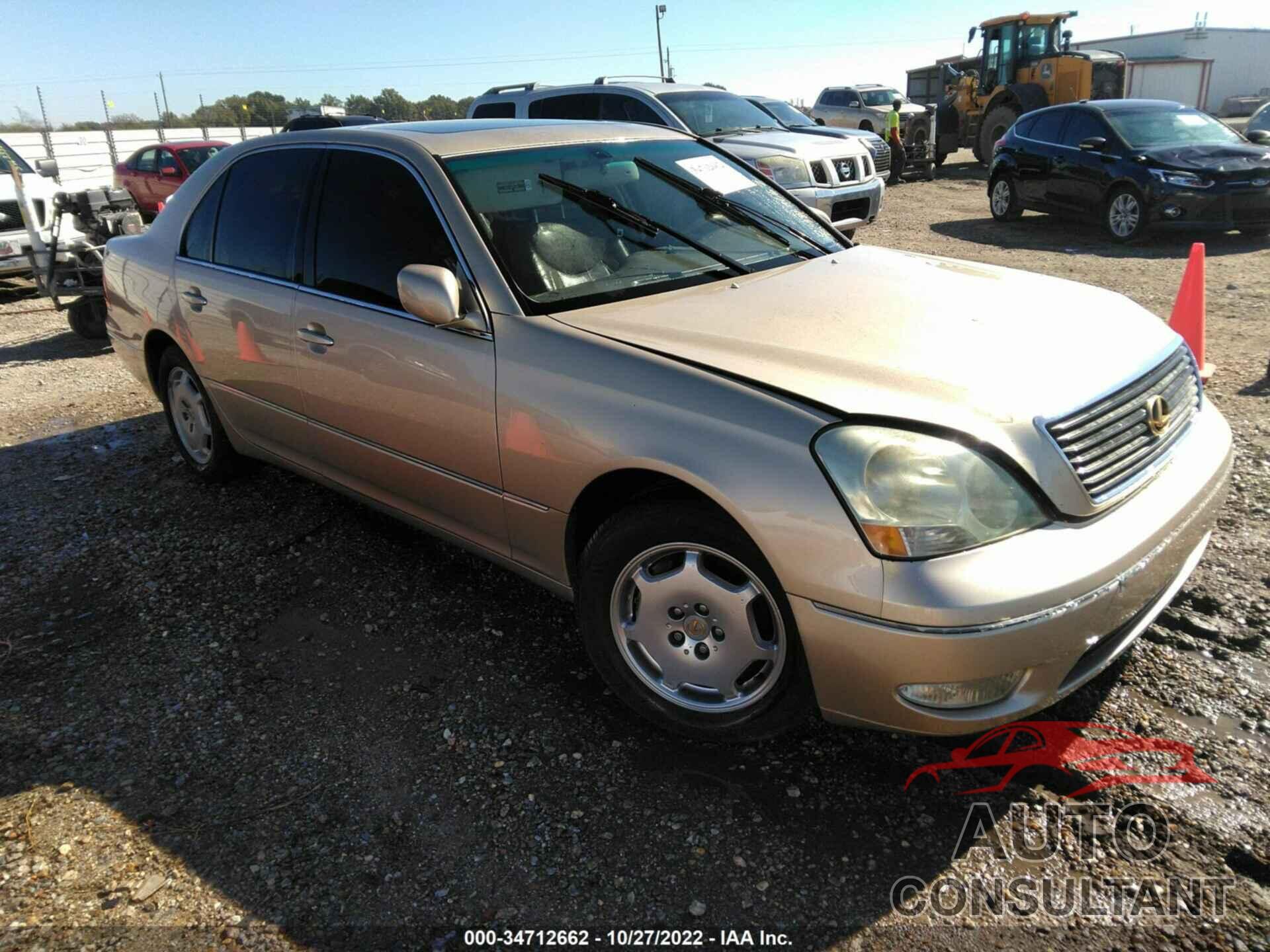 LEXUS LS 430 2002 - JTHBN30F620078364