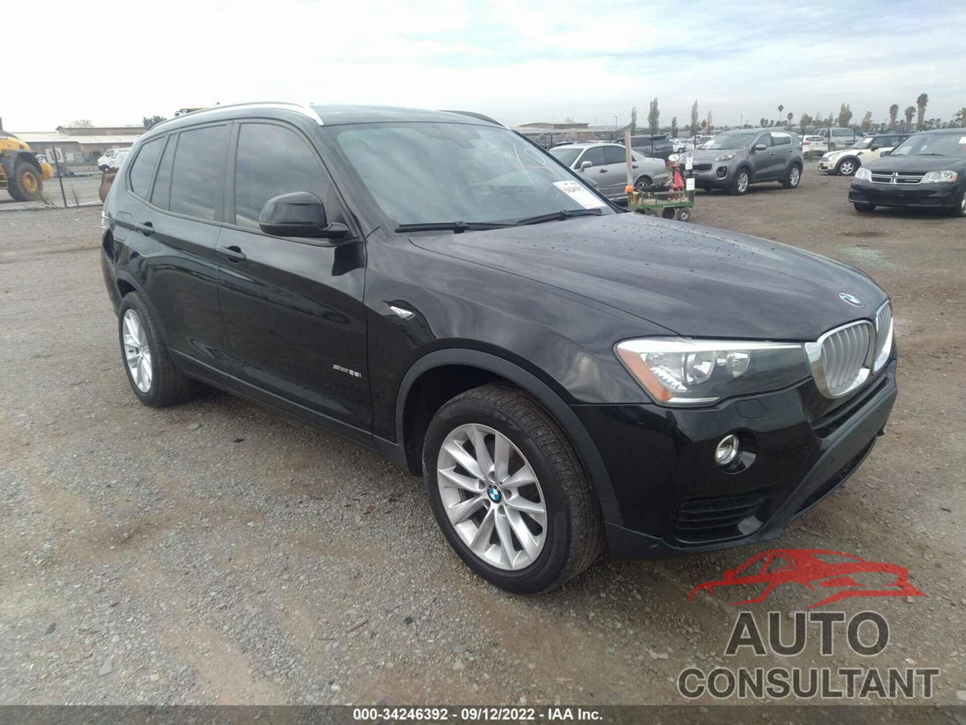 BMW X3 2016 - 5UXWZ7C54G0R33232