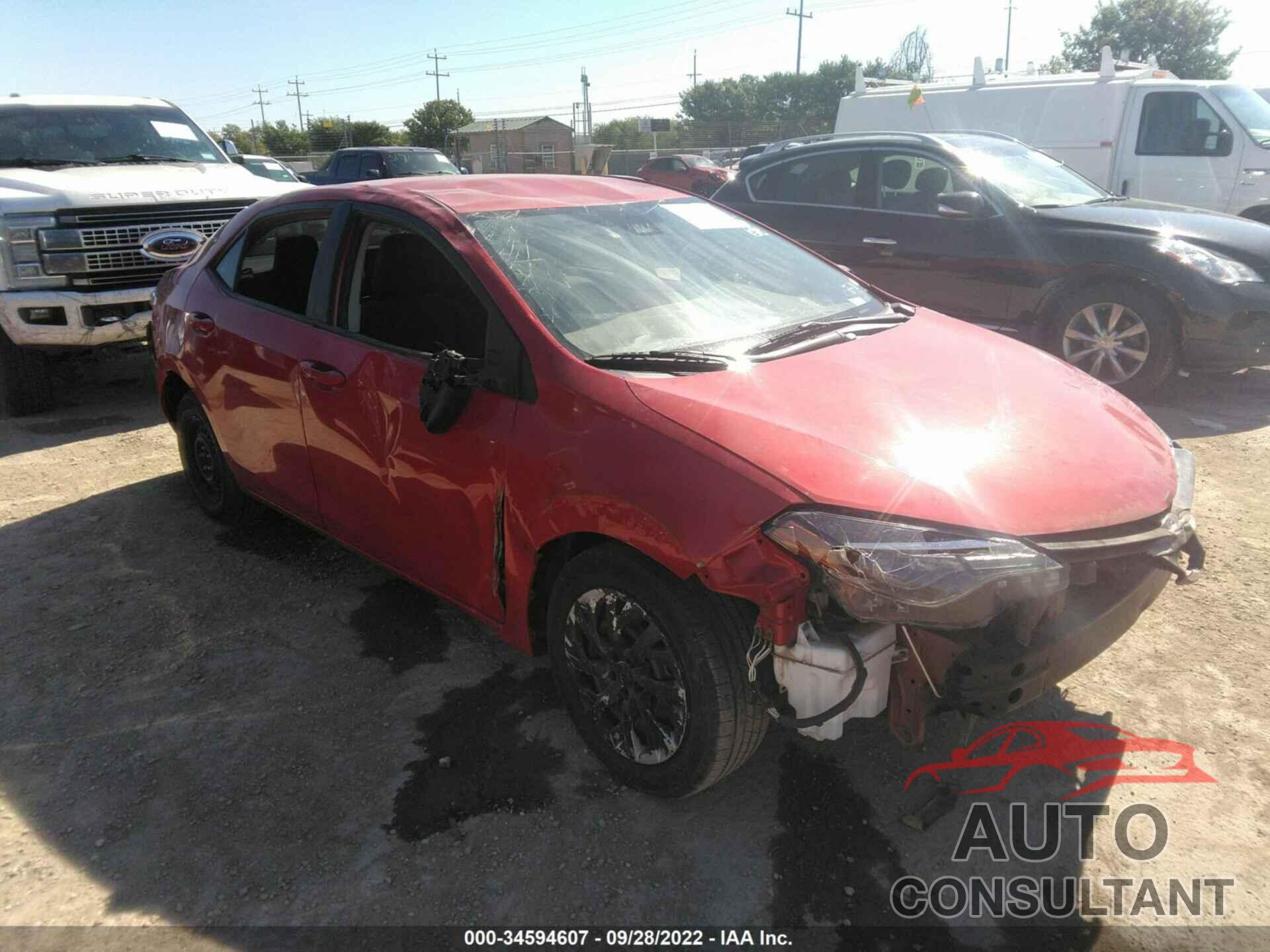 TOYOTA COROLLA 2018 - 5YFBURHE5JP854796
