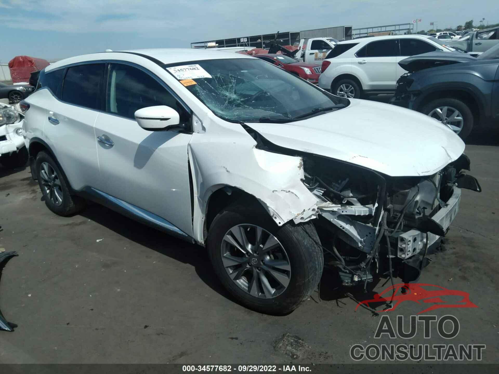 NISSAN MURANO 2017 - 5N1AZ2MG5HN144215