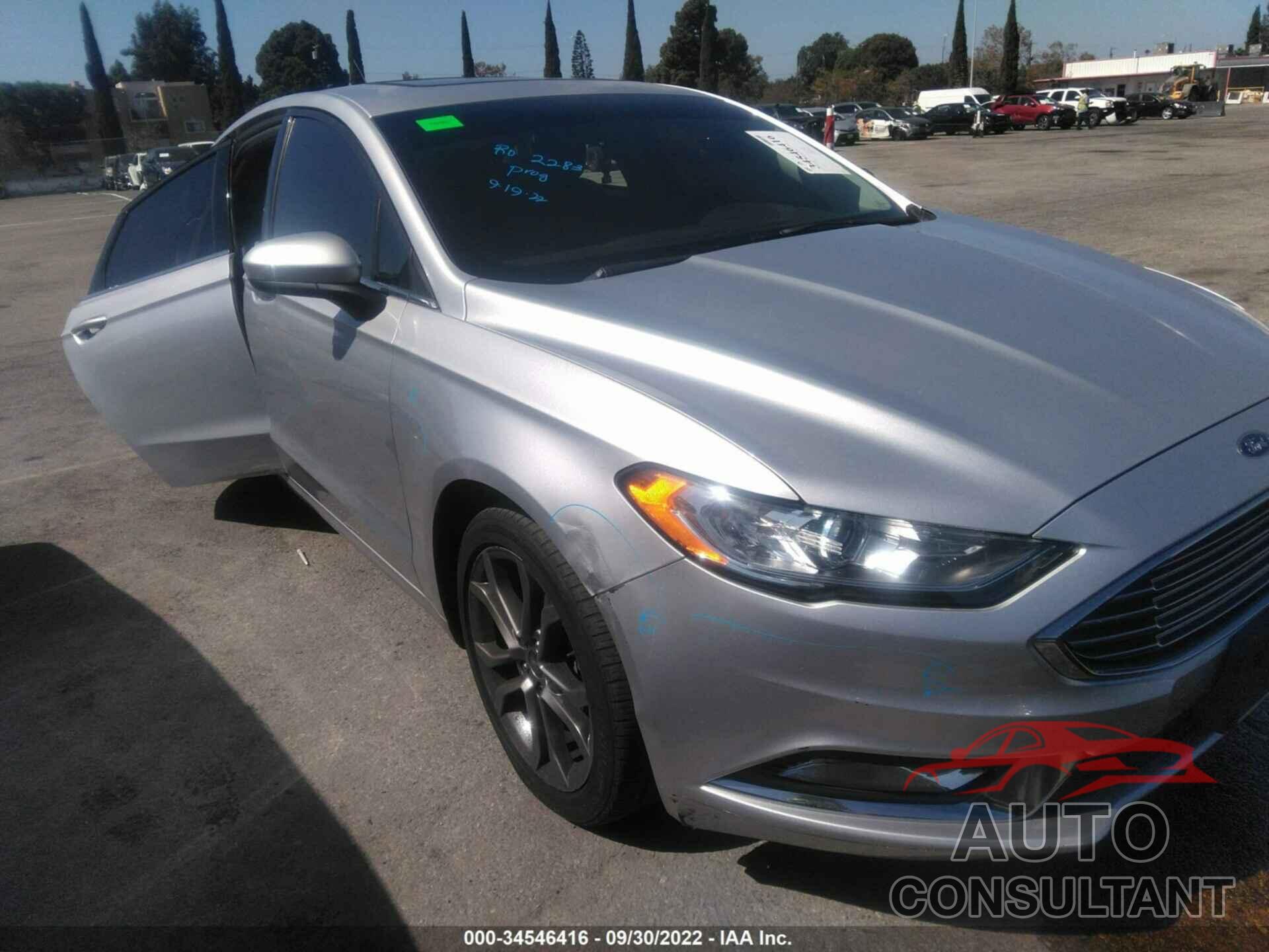 FORD FUSION 2017 - 3FA6P0G7XHR180775