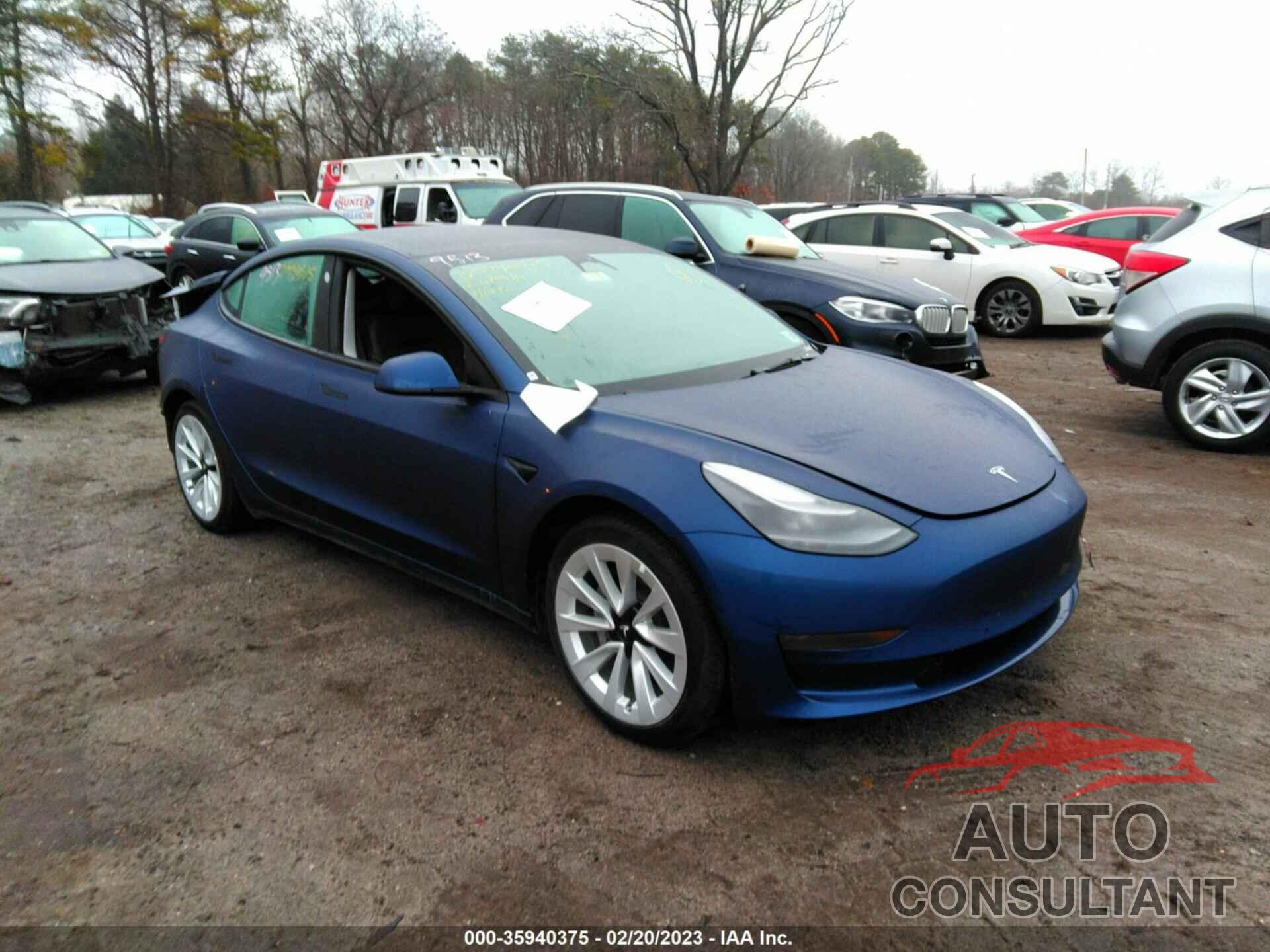 TESLA MODEL 3 2022 - 5YJ3E1EA0NF286950
