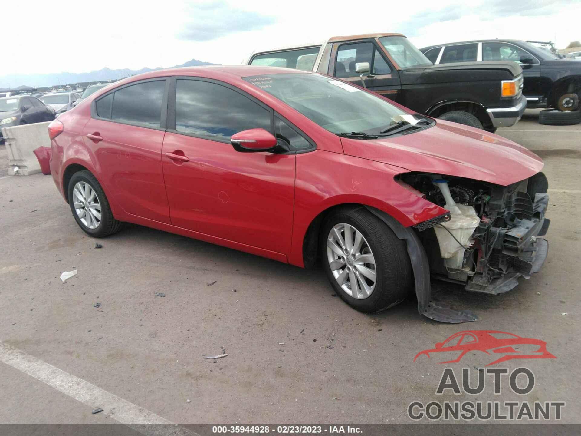 KIA FORTE 2016 - KNAFX4A66G5597066