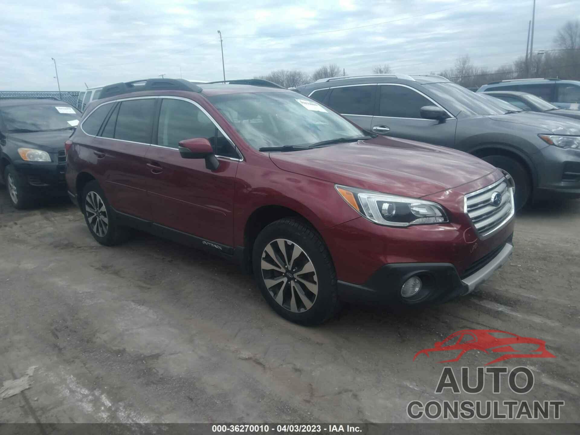 SUBARU OUTBACK 2015 - 4S4BSANC8F3321668