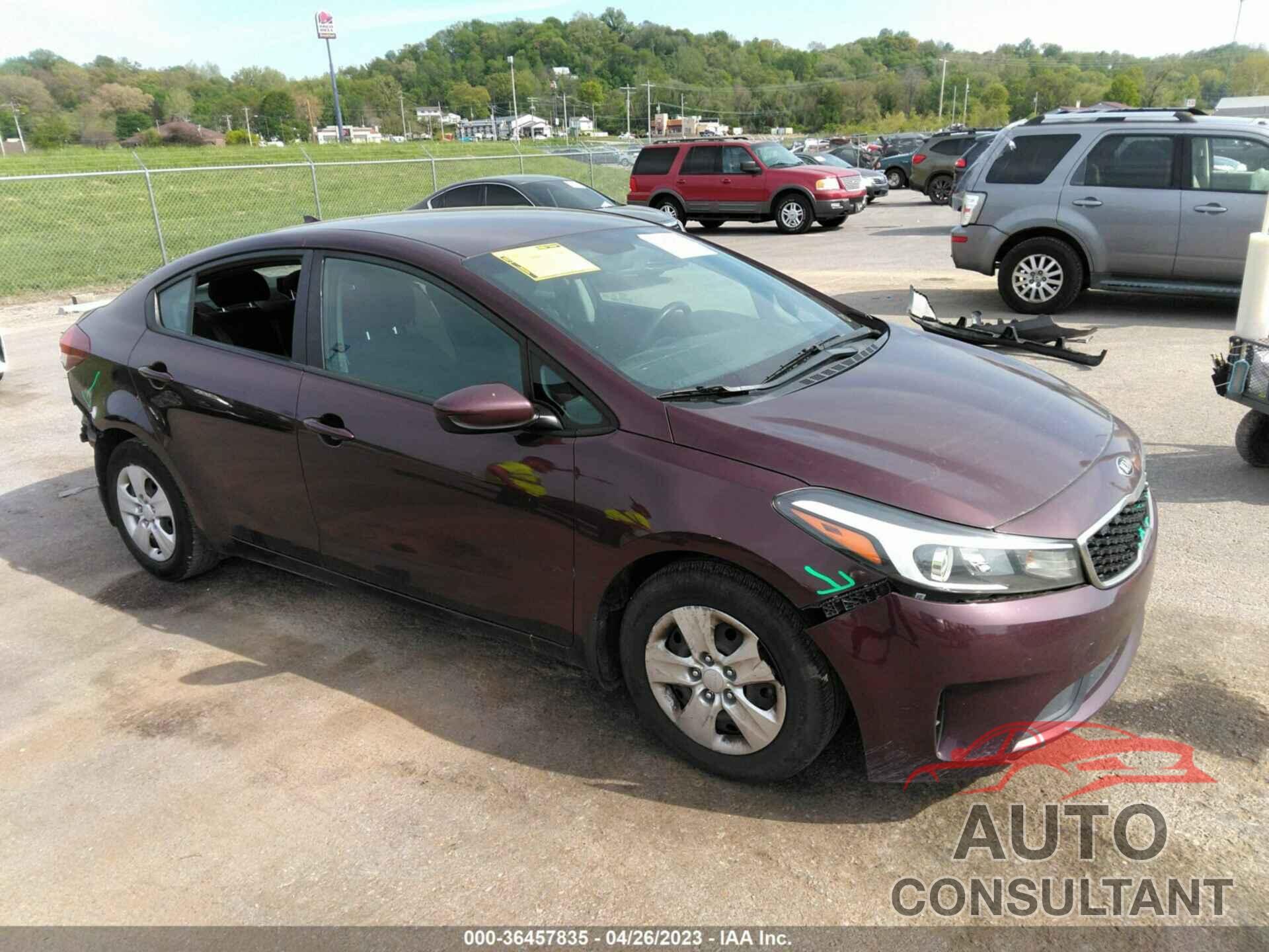 KIA FORTE 2017 - 3KPFK4A79HE109003