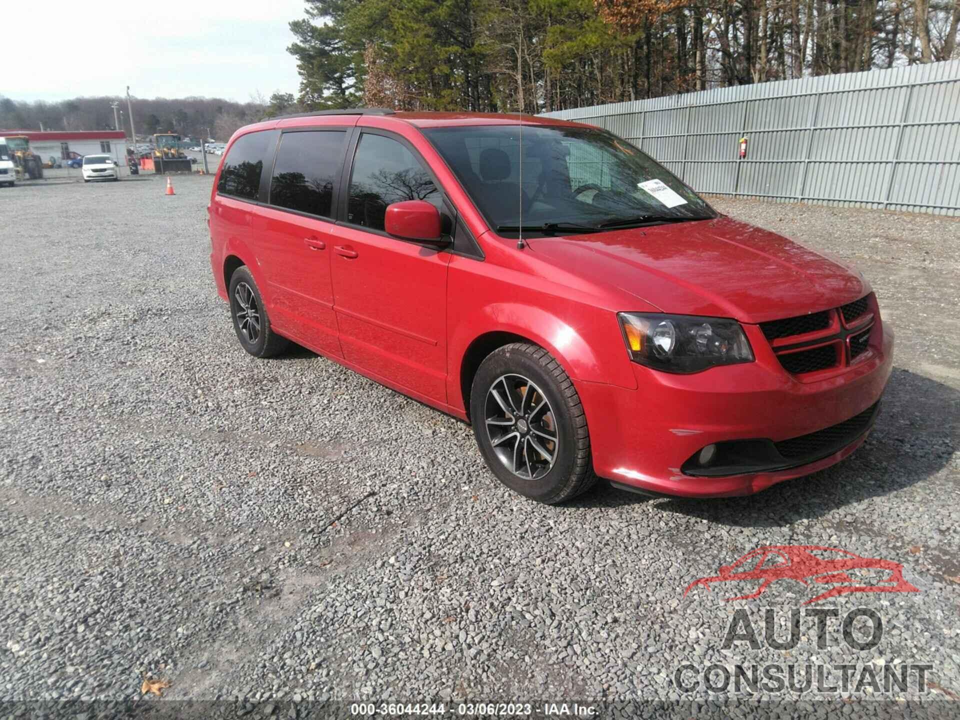 DODGE GRAND CARAVAN 2016 - 2C4RDGEG6GR224576