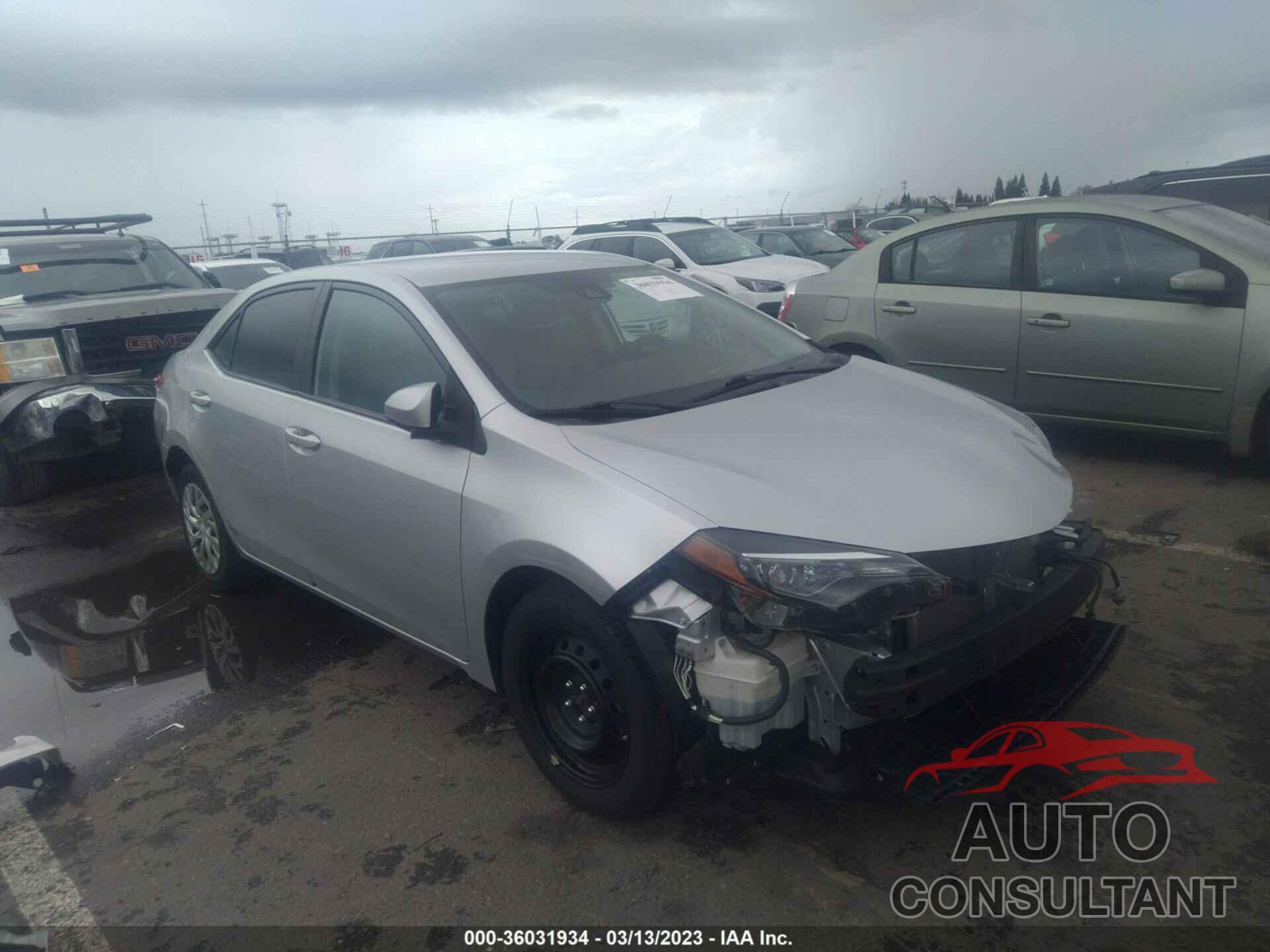 TOYOTA COROLLA 2019 - 2T1BURHE7KC157129